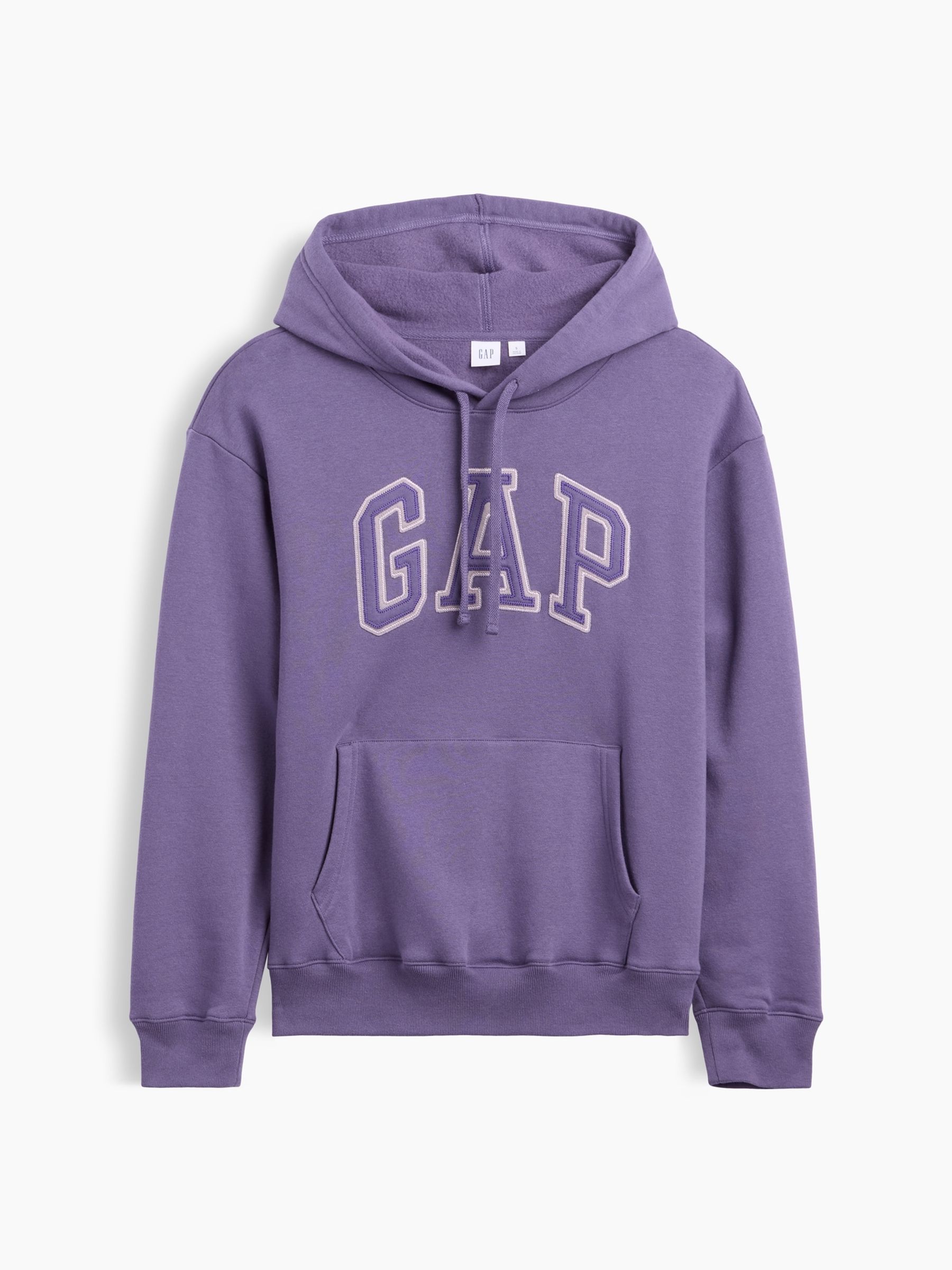 Dark Purple Relaxed Logo Hoodie - Image 5 of 5 Dark Purple Relaxed Logo Hoodie - Image 5 of 5