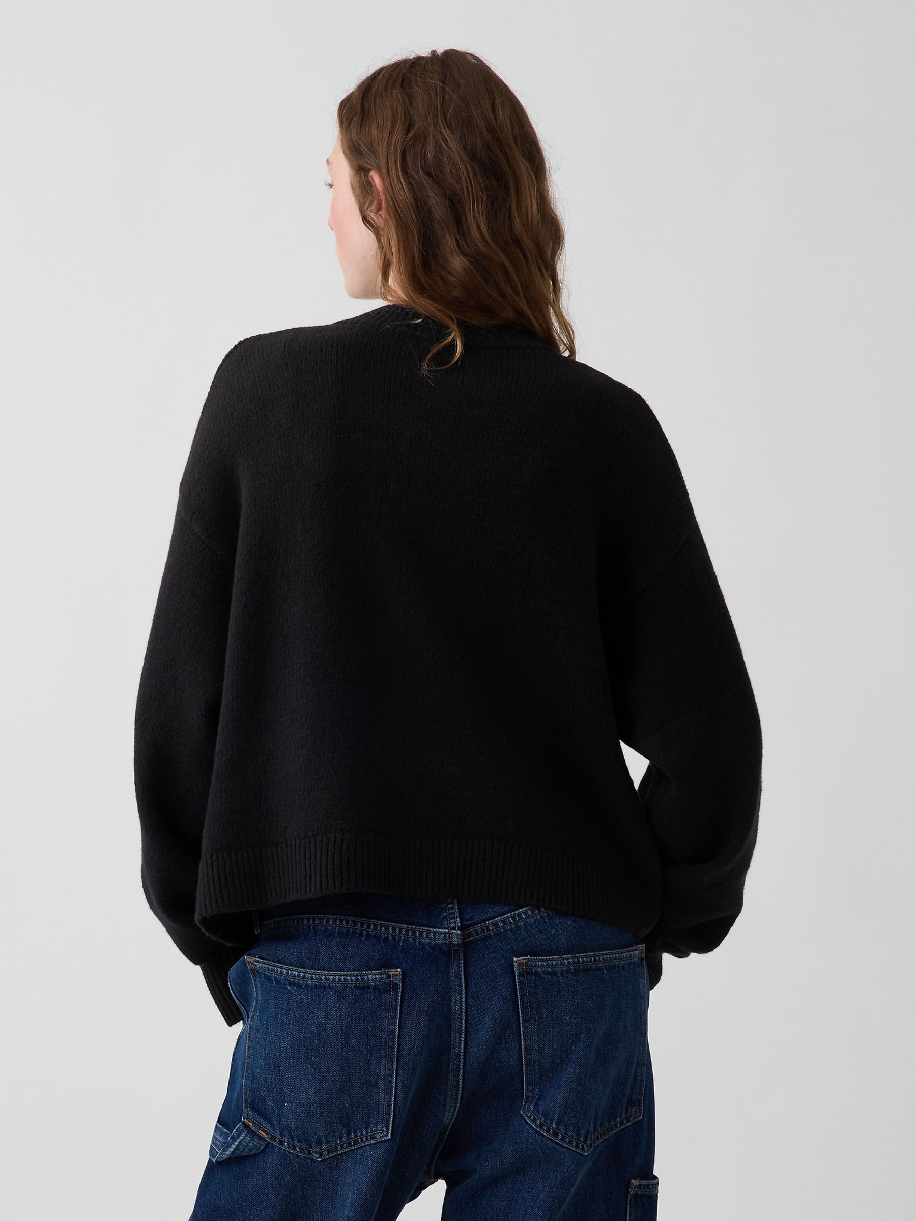 Black CashSoft Oversized Chunky Cardigan - Image 2 of 4