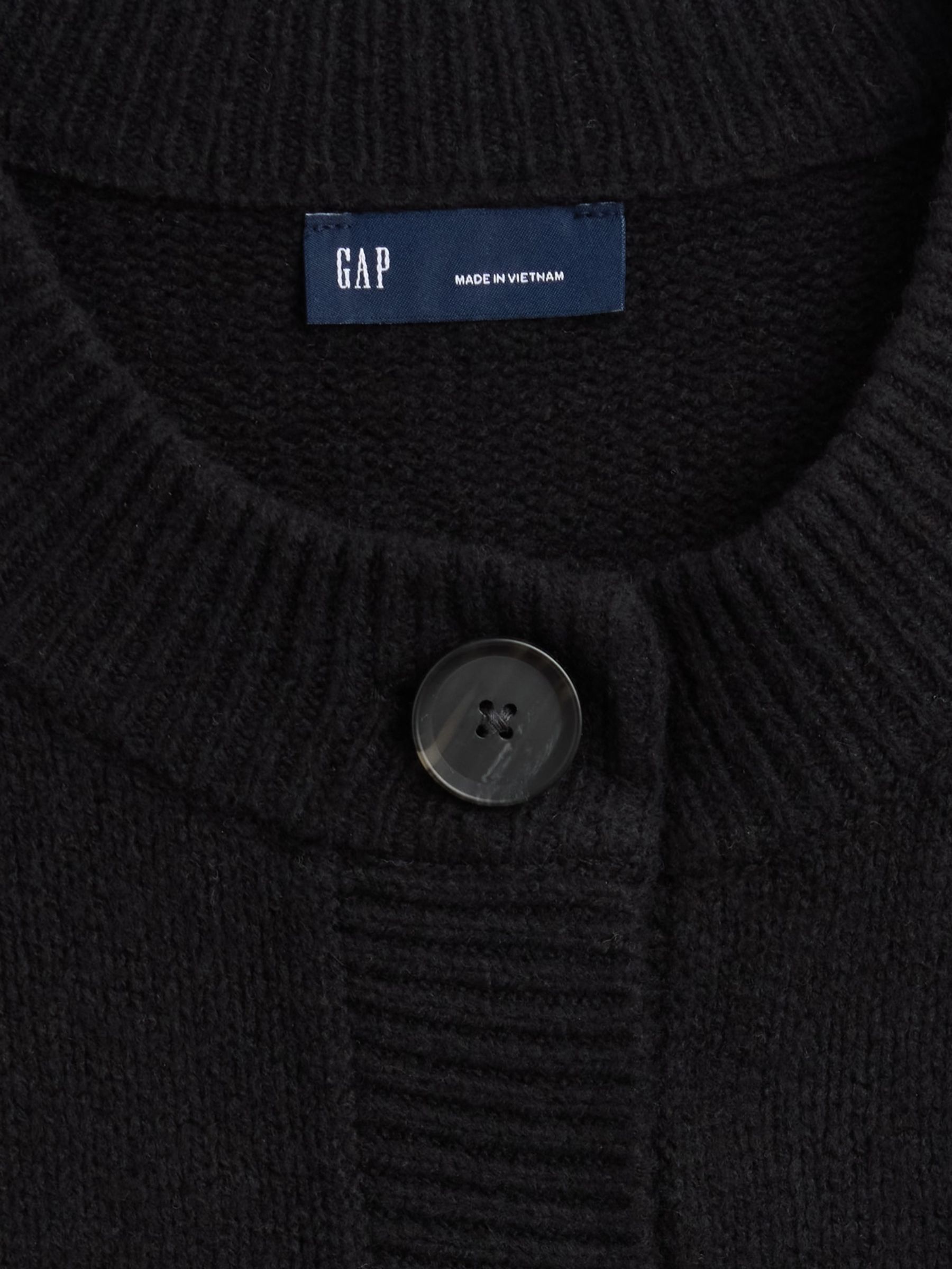 Black CashSoft Oversized Chunky Cardigan - Image 4 of 4