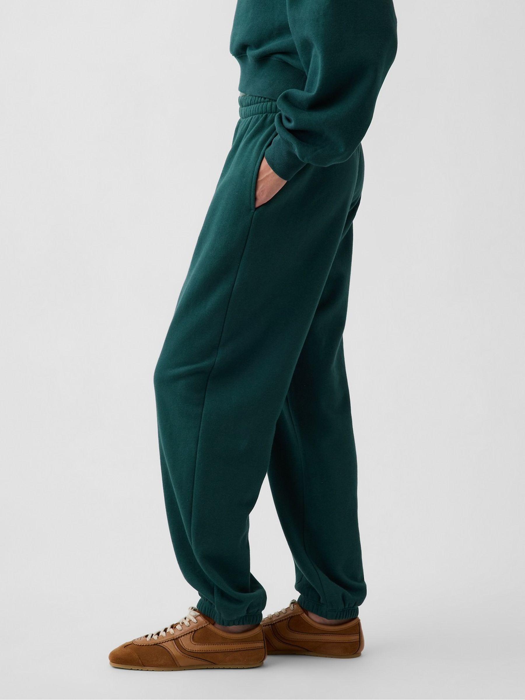 Green Vintage Soft Relaxed Joggers - Image 3 of 6