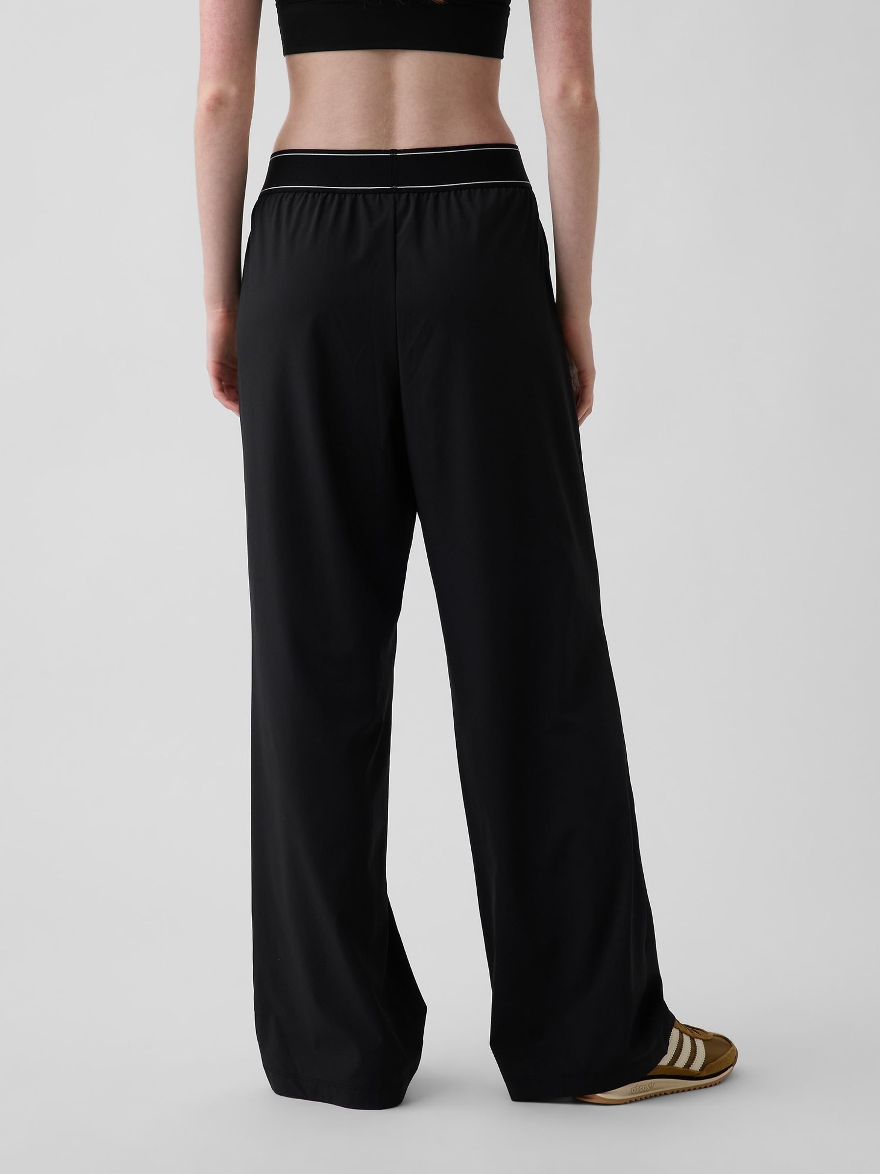Black Fit Pleated Easy Logo Trousers - Image 2 of 6 Black Fit Pleated Easy Logo Trousers - Image 2 of 6