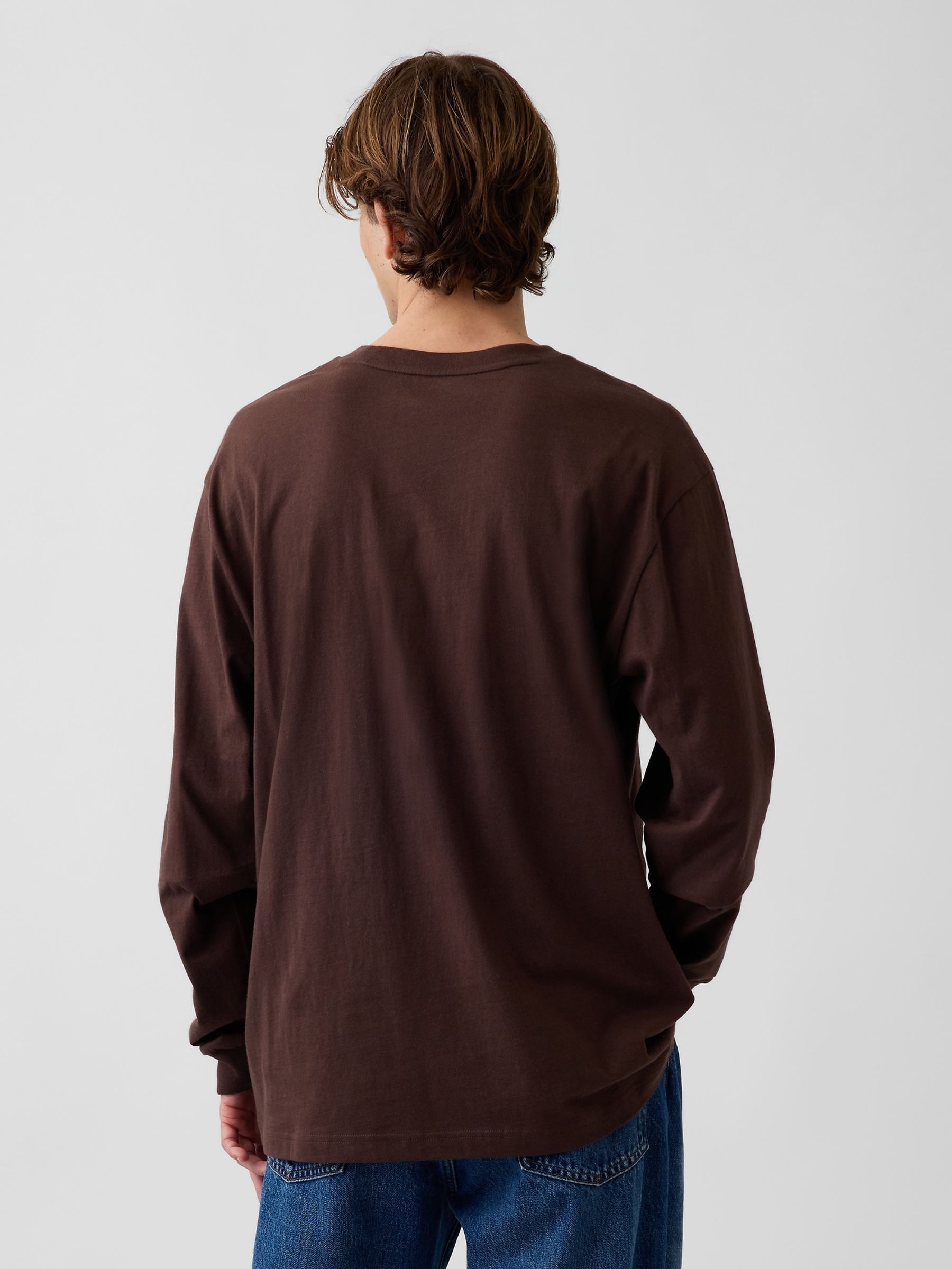 Brown Long Sleeve T-Shirt - Image 2 of 4