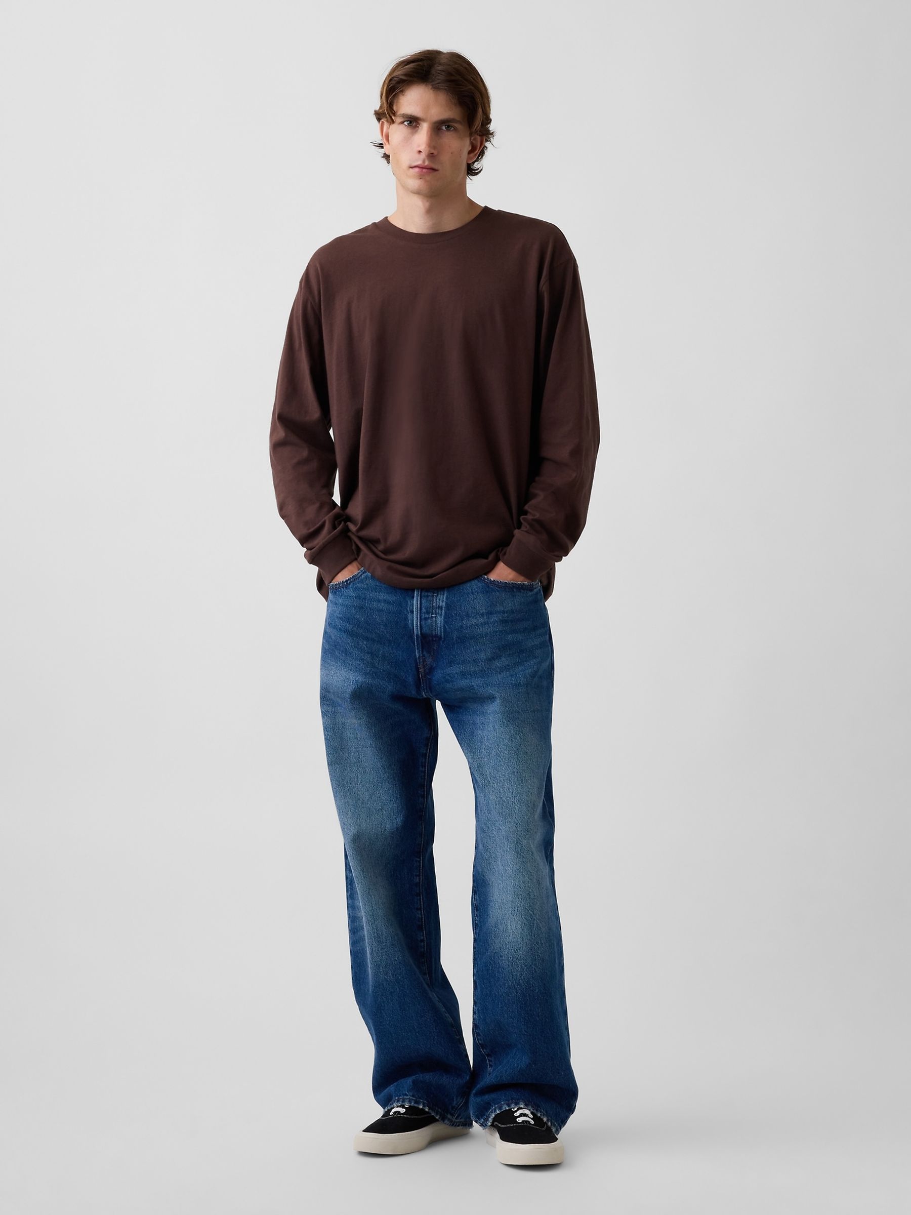 Brown Long Sleeve T-Shirt - Image 3 of 4