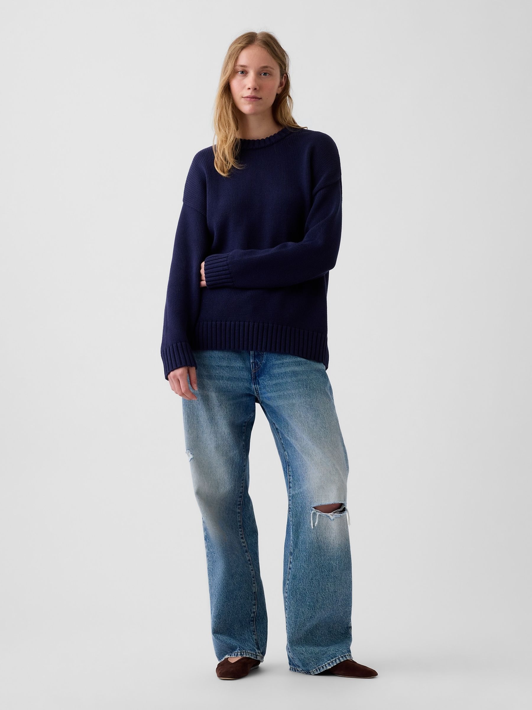 Blue Oversized Jumper - Image 3 of 4