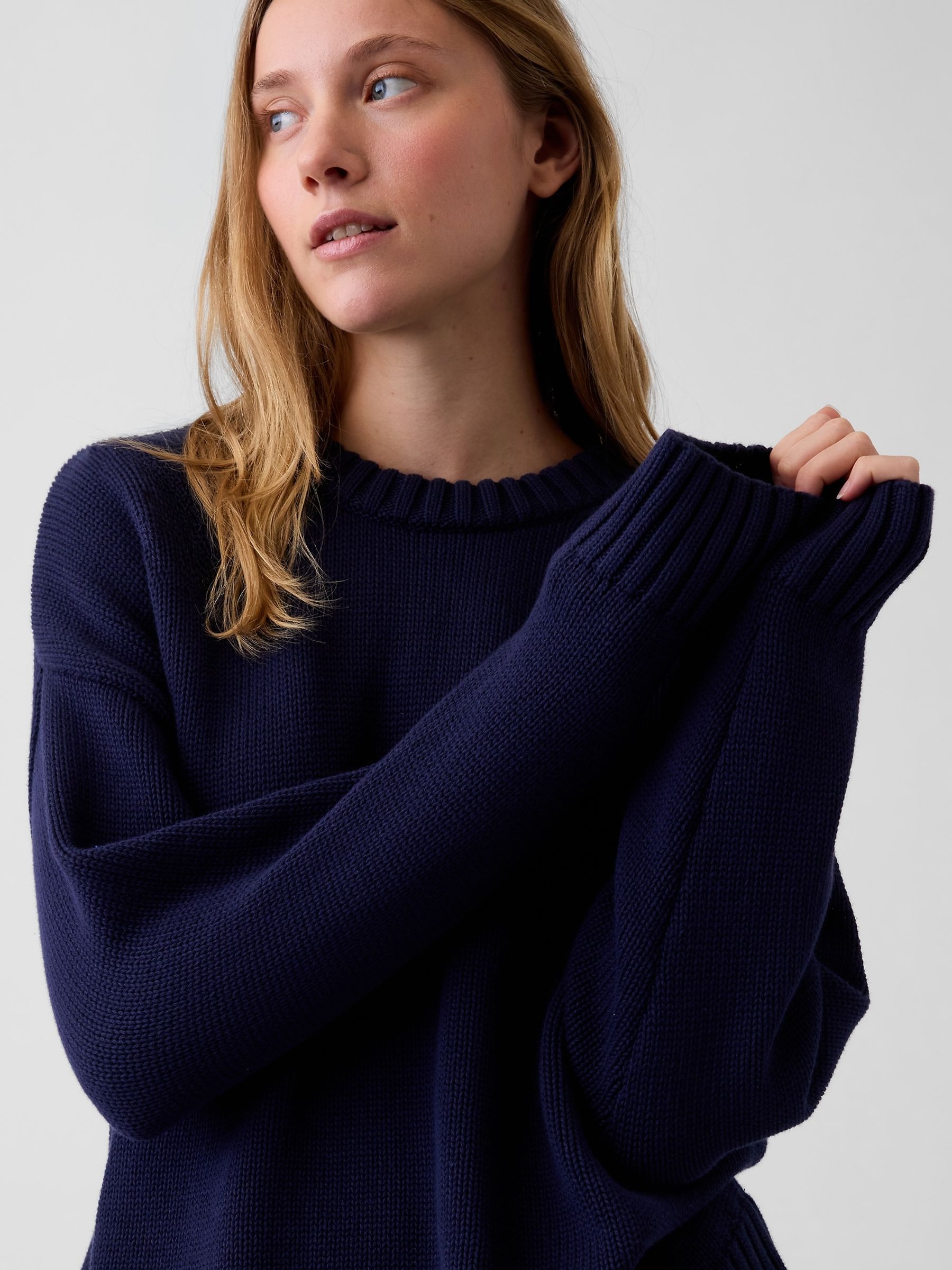 Blue Oversized Jumper - Image 4 of 4