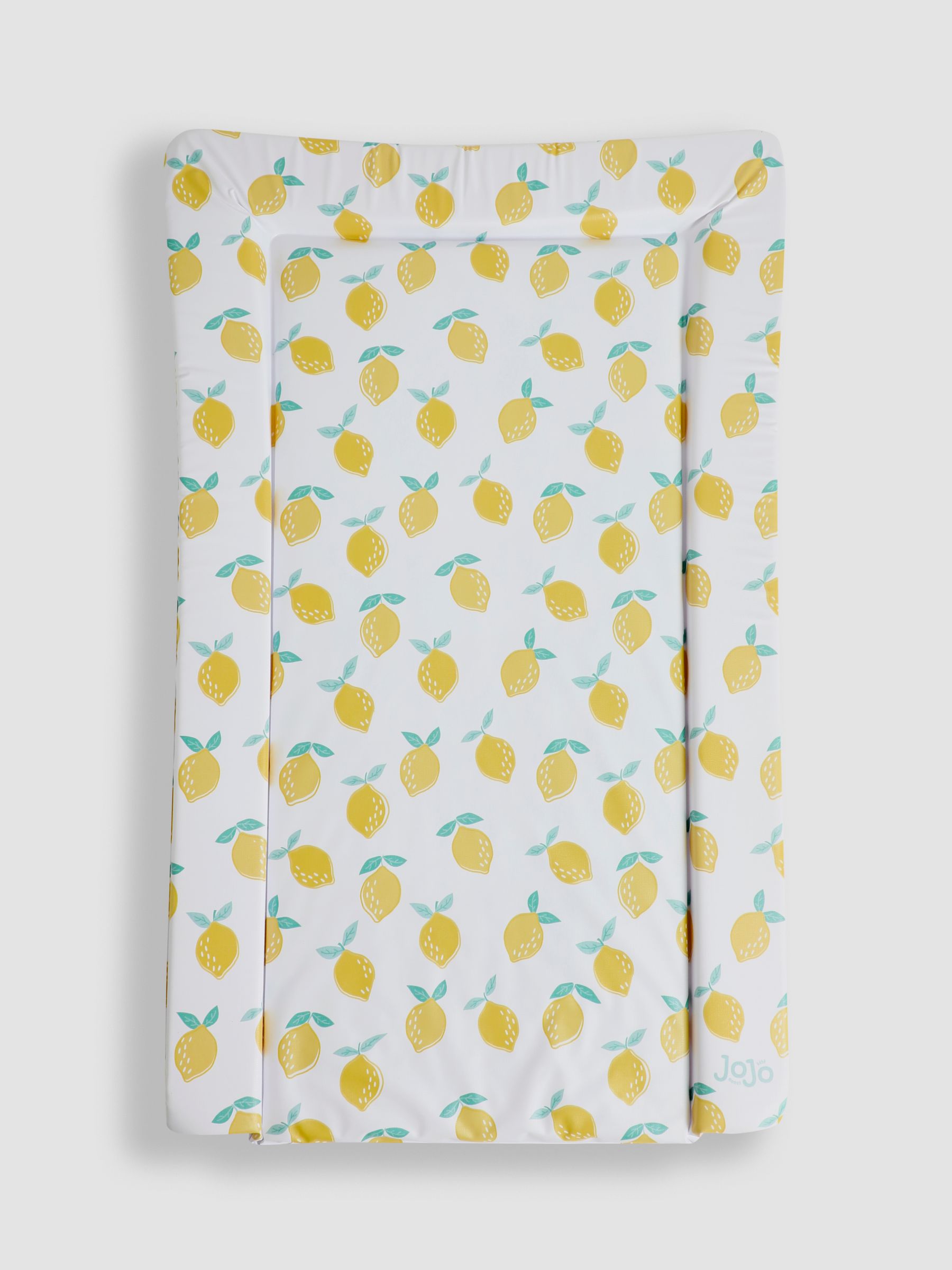 White/Lemon Baby Changing Mat - Image 1 of 4
