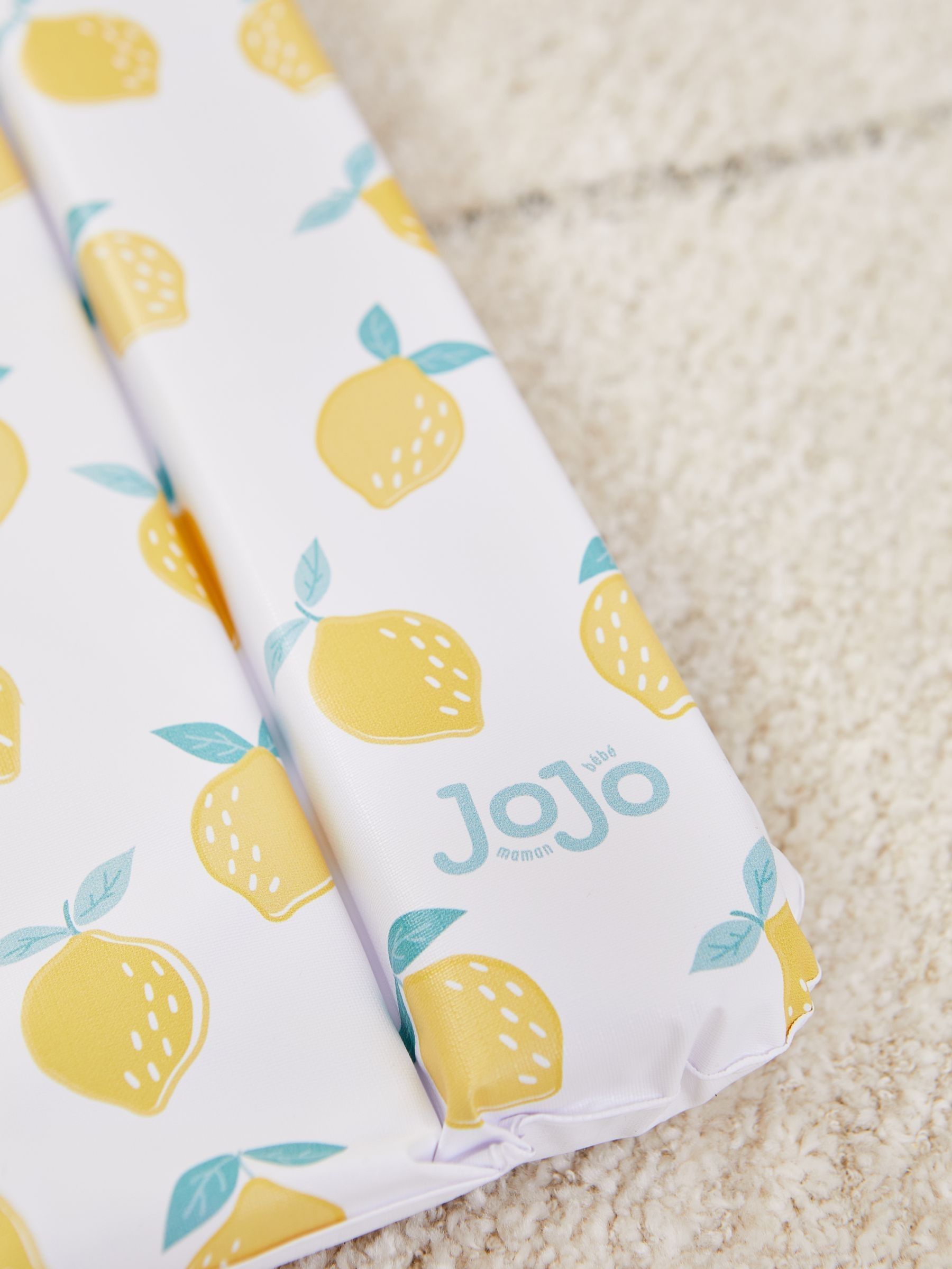 White/Lemon Baby Changing Mat - Image 4 of 4