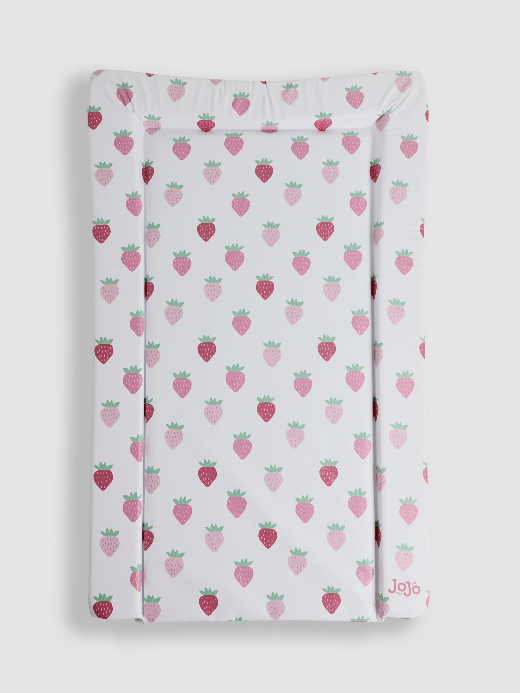 White/Pink Baby Changing Mat - Image 1 of 2
