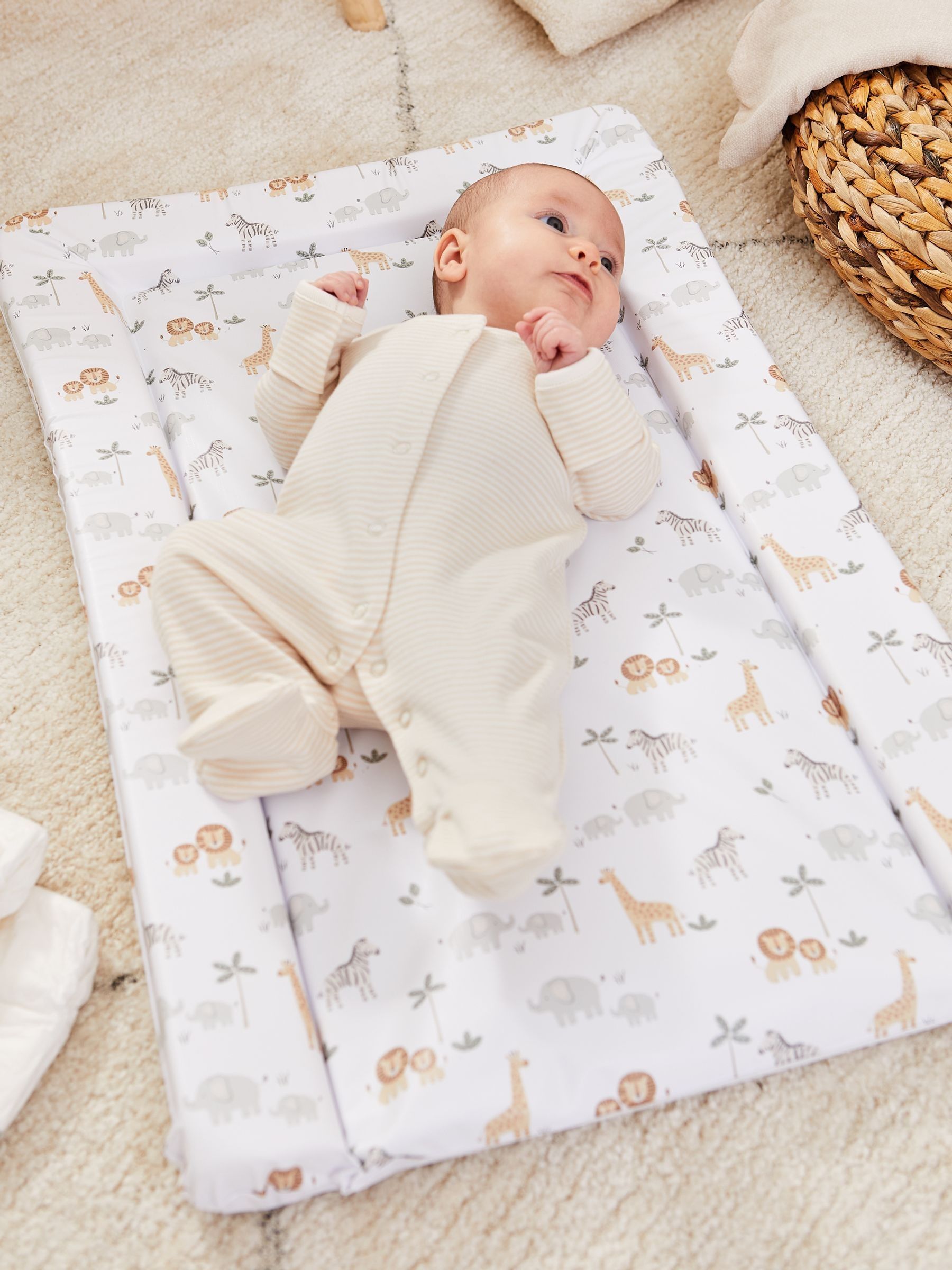 Cream/White Baby Changing Mat - Image 2 of 4