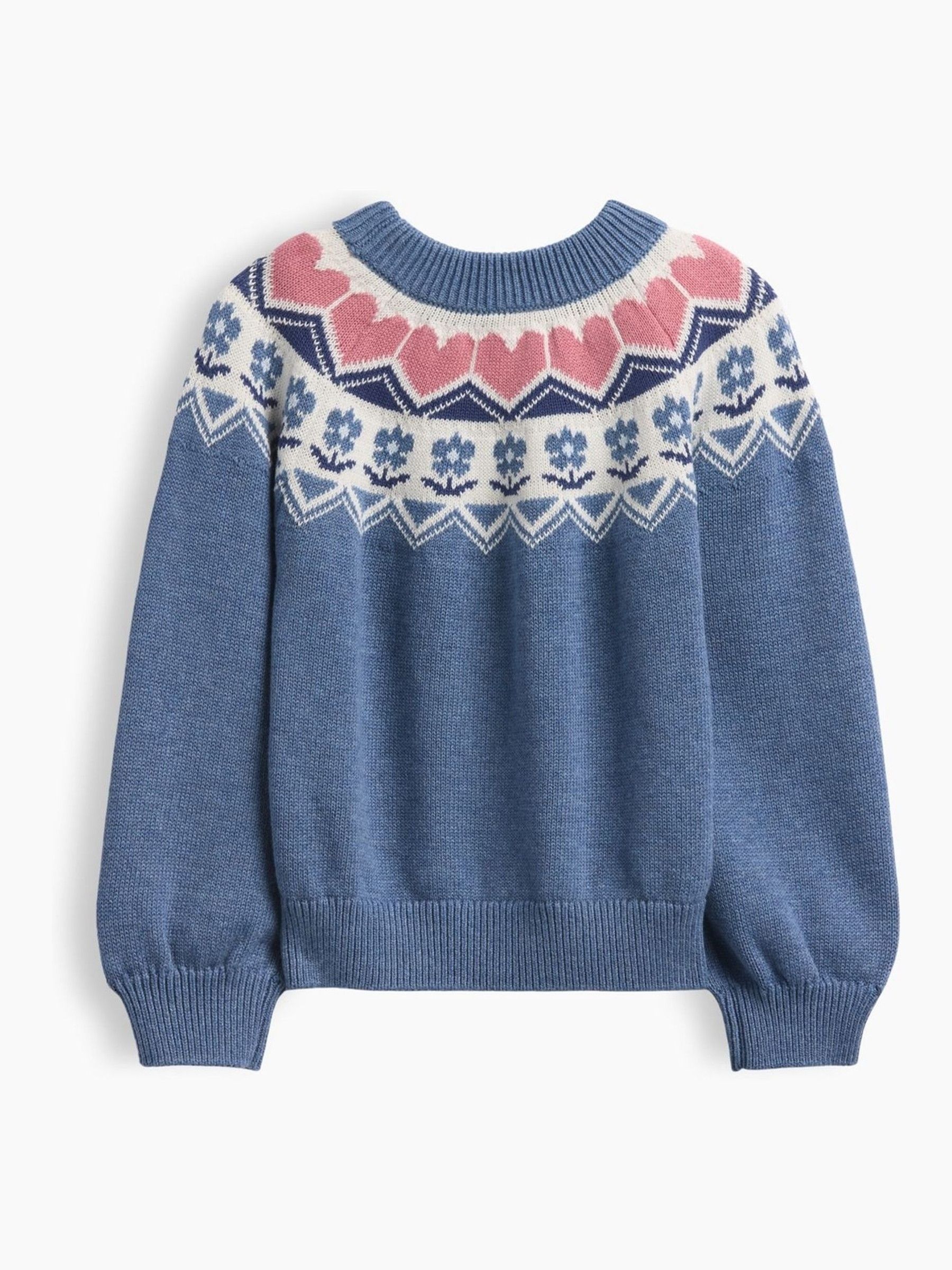 Blue Crew Neck Jumper - Image 2 of 2