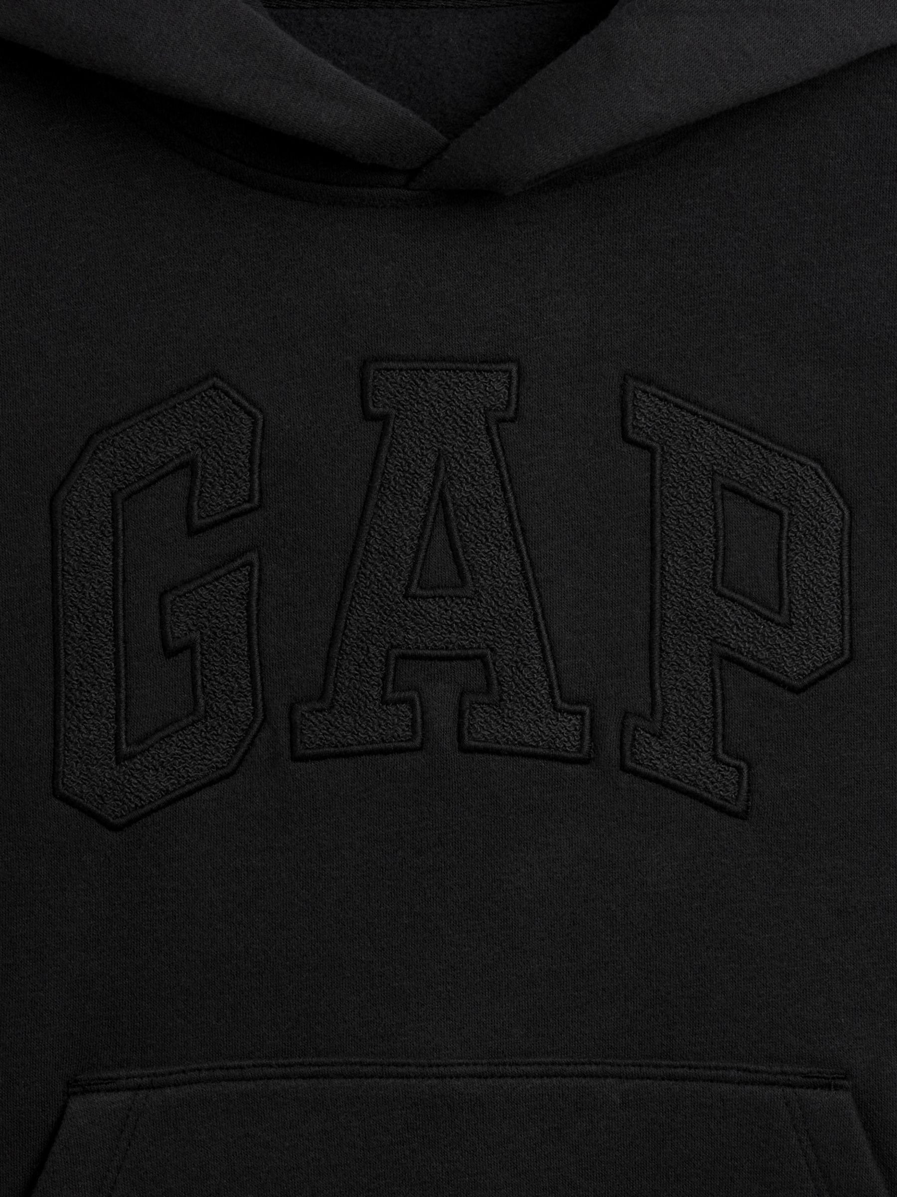 Black Relaxed Logo Hoodie - Image 4 of 4