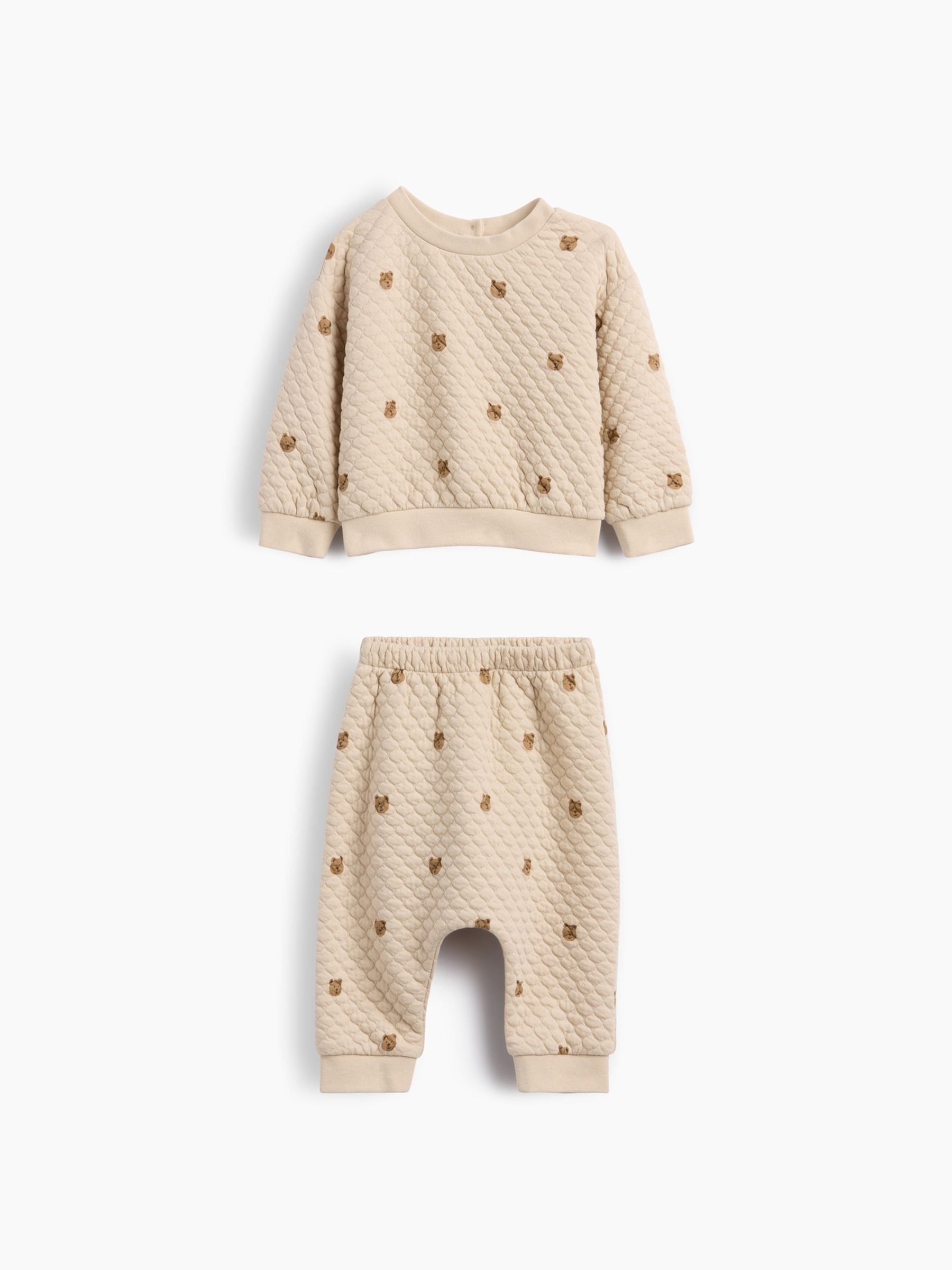 Brown Brannan Bear Quilted Outfit Set - Image 1 of 3