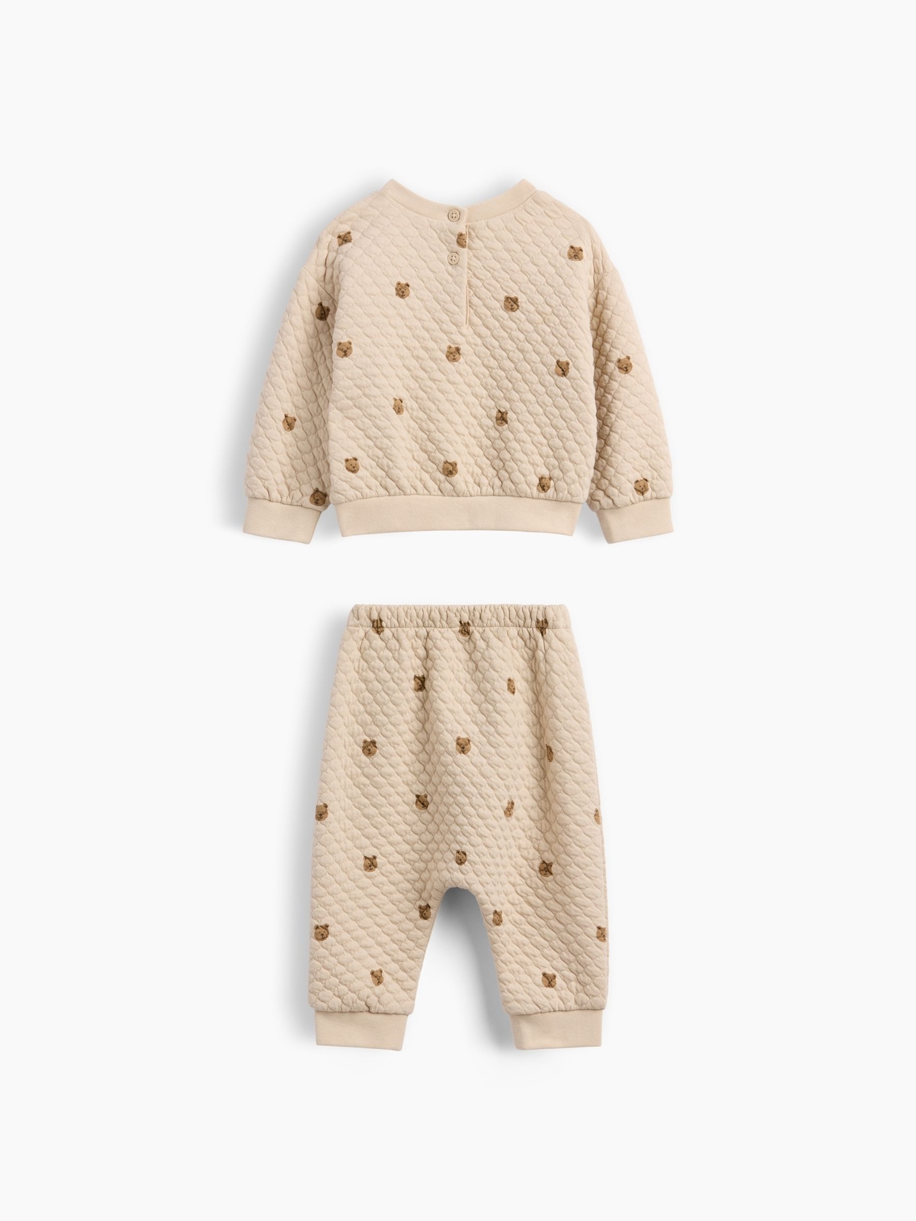 Brown Brannan Bear Quilted Outfit Set - Image 2 of 3 Brown Brannan Bear Quilted Outfit Set - Image 2 of 3