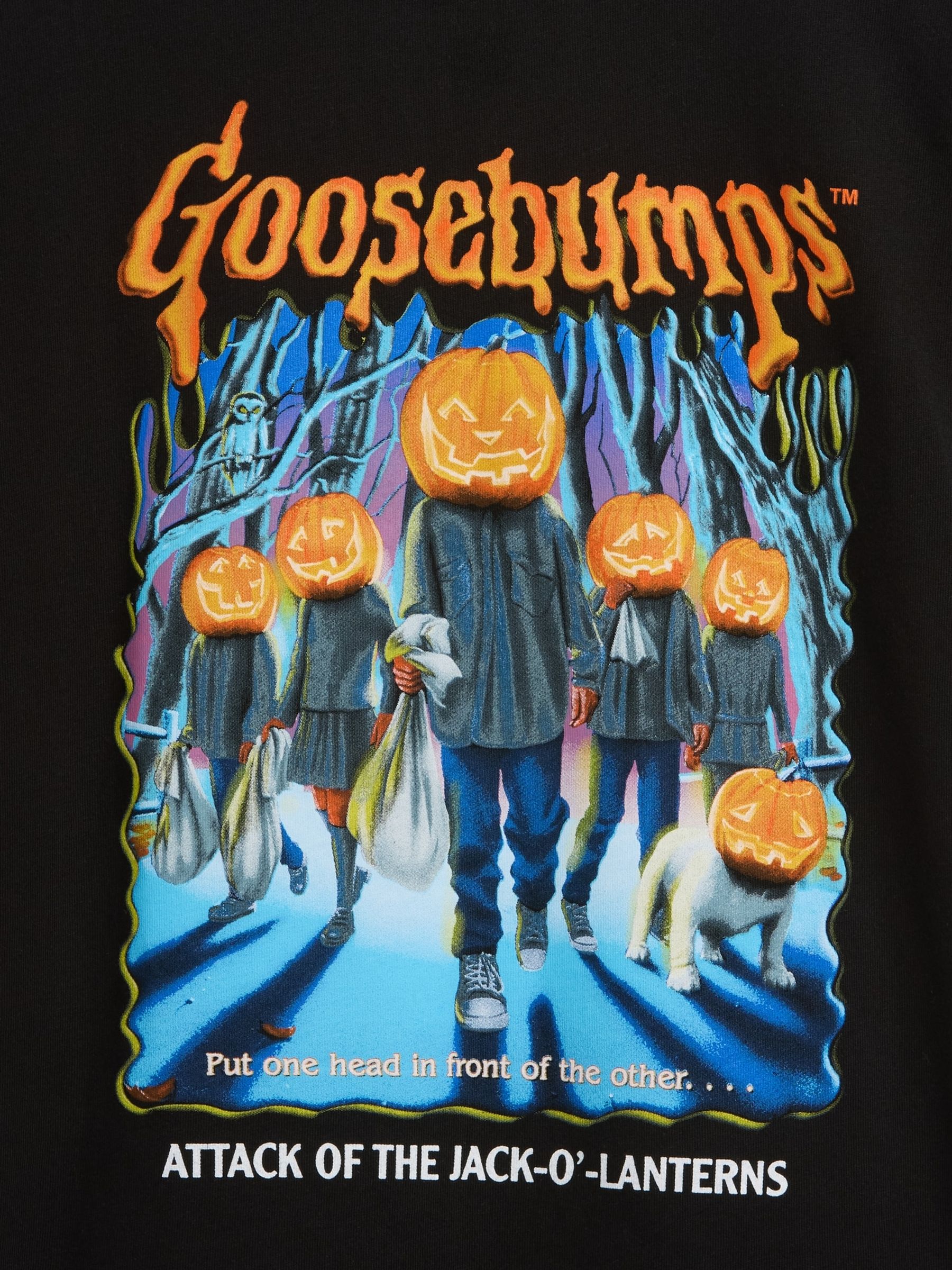 Black Goosebumps Relaxed Graphic T-Shirt - Image 3 of 3