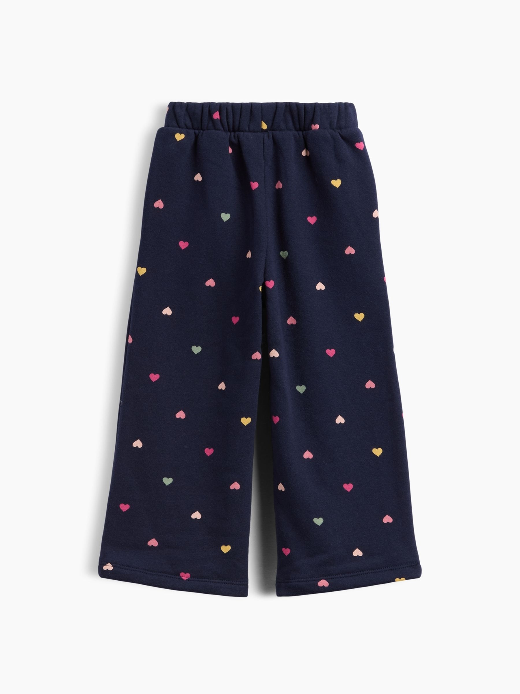 Blue Vintage Soft Print Wide-Leg Joggers - Image 1 of 2