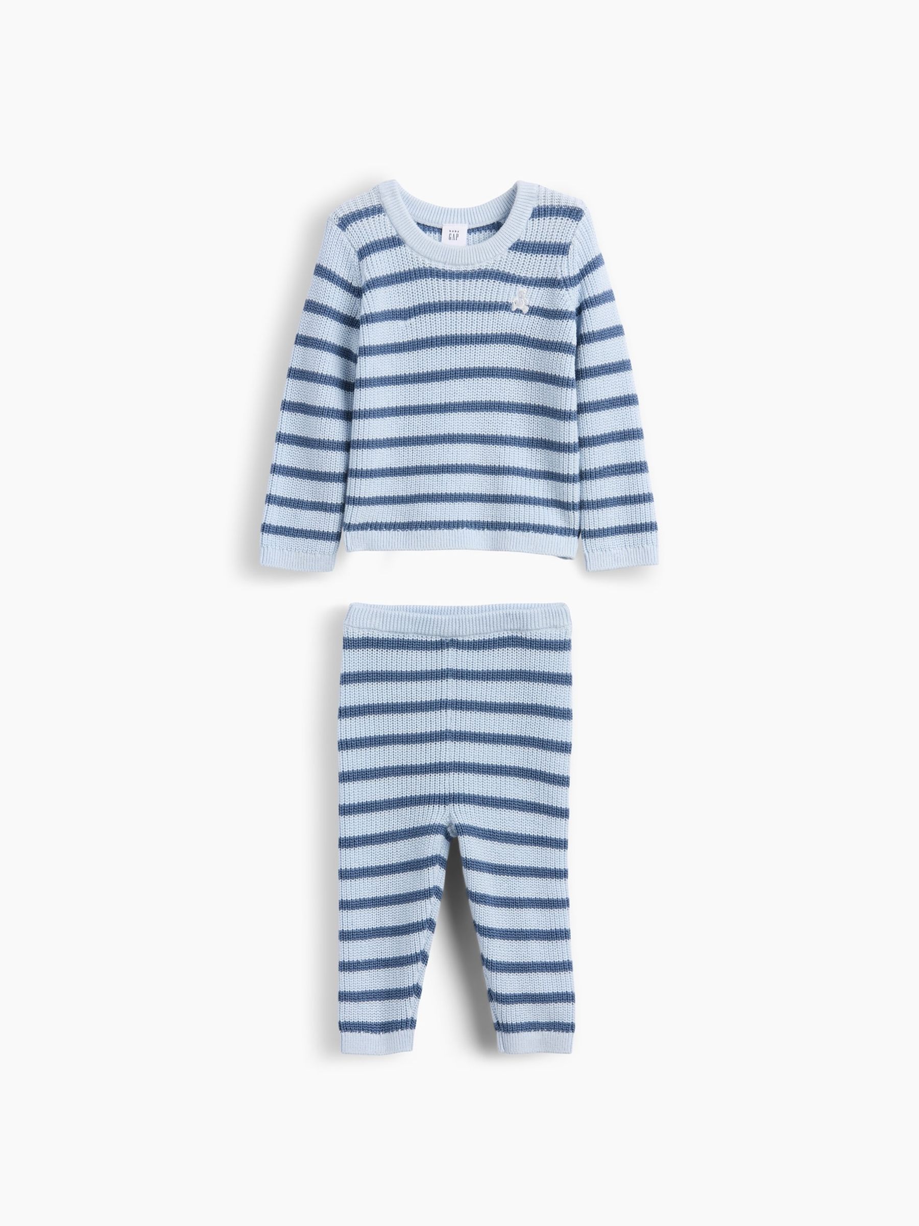Blue Stripe Jumper Set - Image 1 of 2