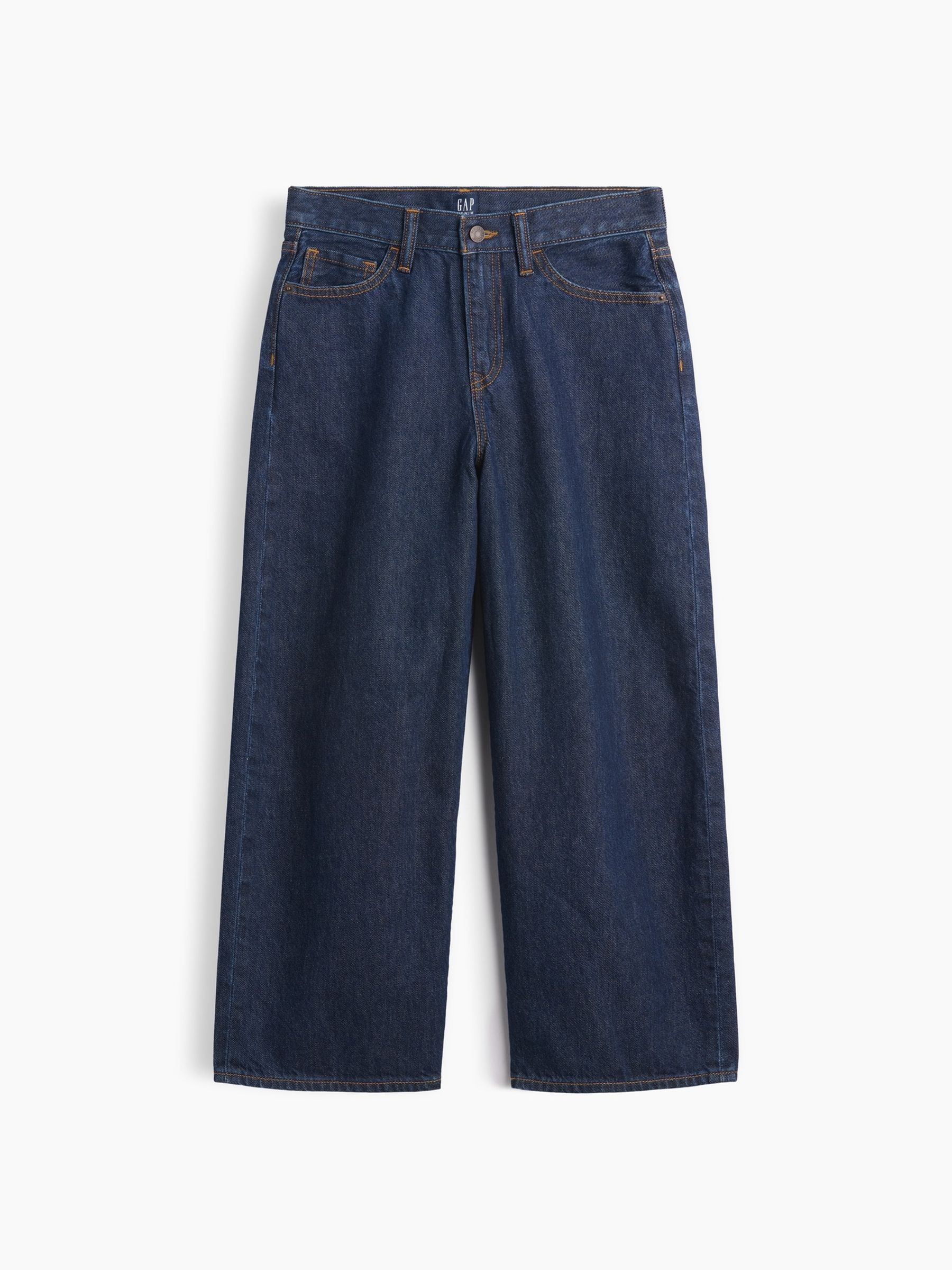 Dark Indigo Wash Baggy Jeans - Image 1 of 3