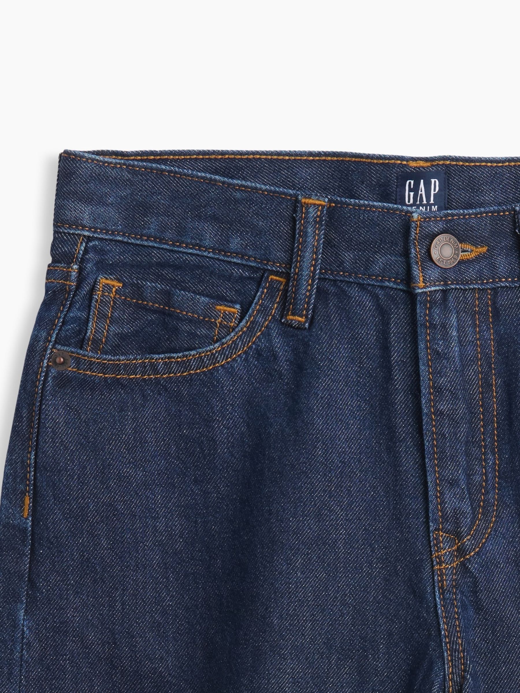 Dark Indigo Wash Baggy Jeans - Image 3 of 3