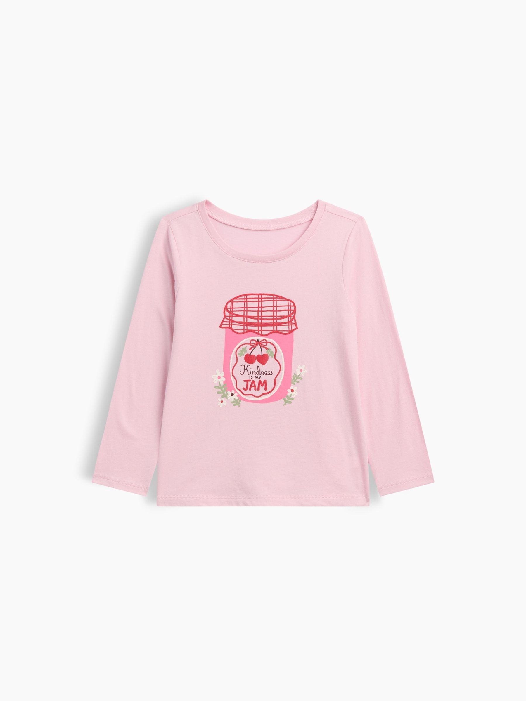 Pink Jam Graphic Long Sleeve T-Shirt - Image 1 of 3 Pink Jam Graphic Long Sleeve T-Shirt - Image 1 of 3