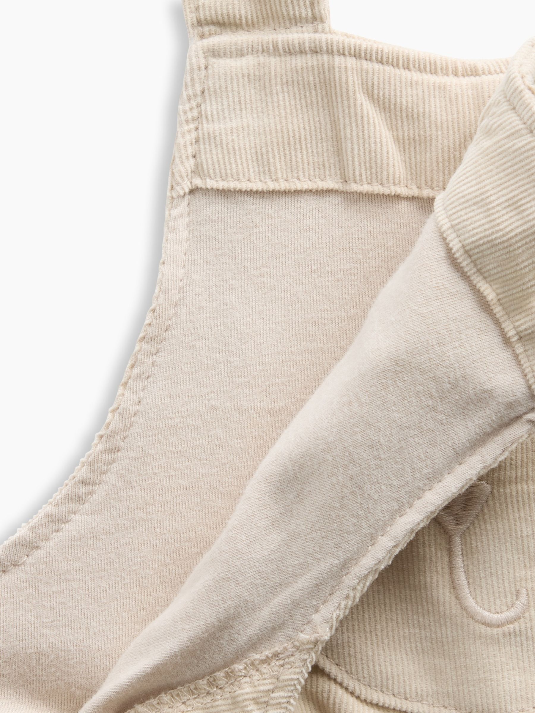 Blue Corduroy Bear Pocket Overalls - Image 3 of 3
