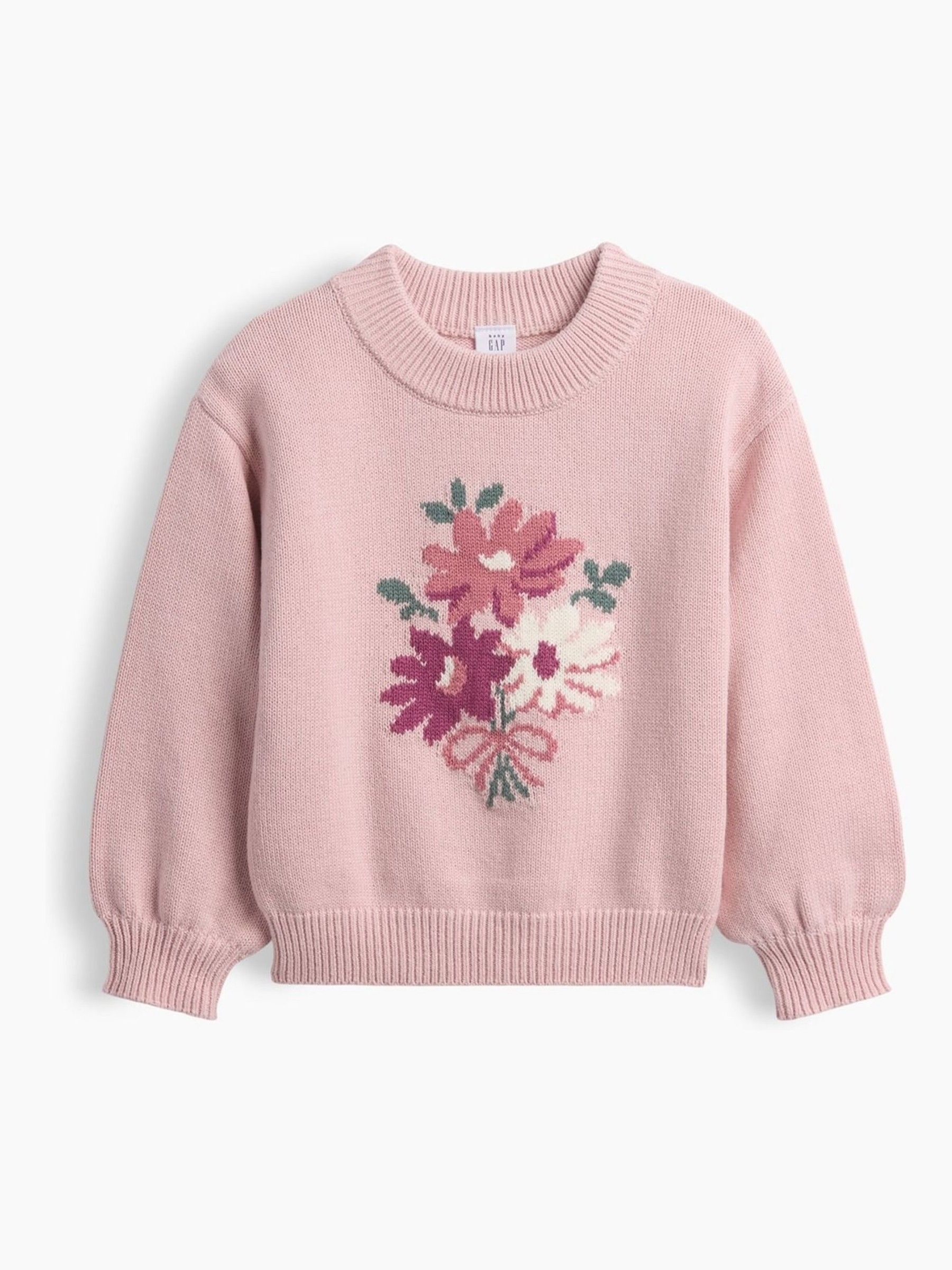Pink Bouquet Crew Neck Jumper - Image 1 of 2