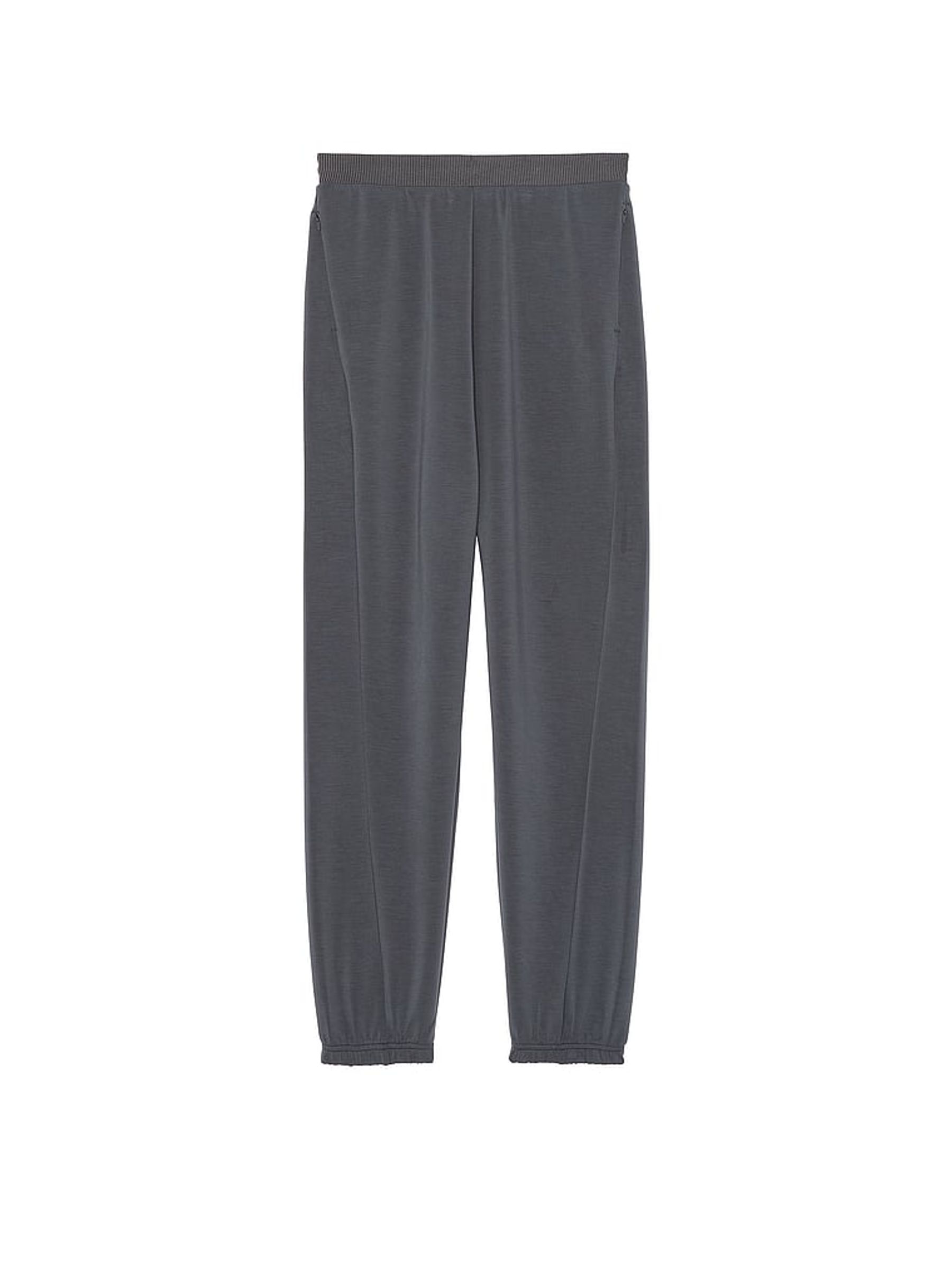 Pure Black Cuffed Featherweight Knit Joggers - Image 3 of 3