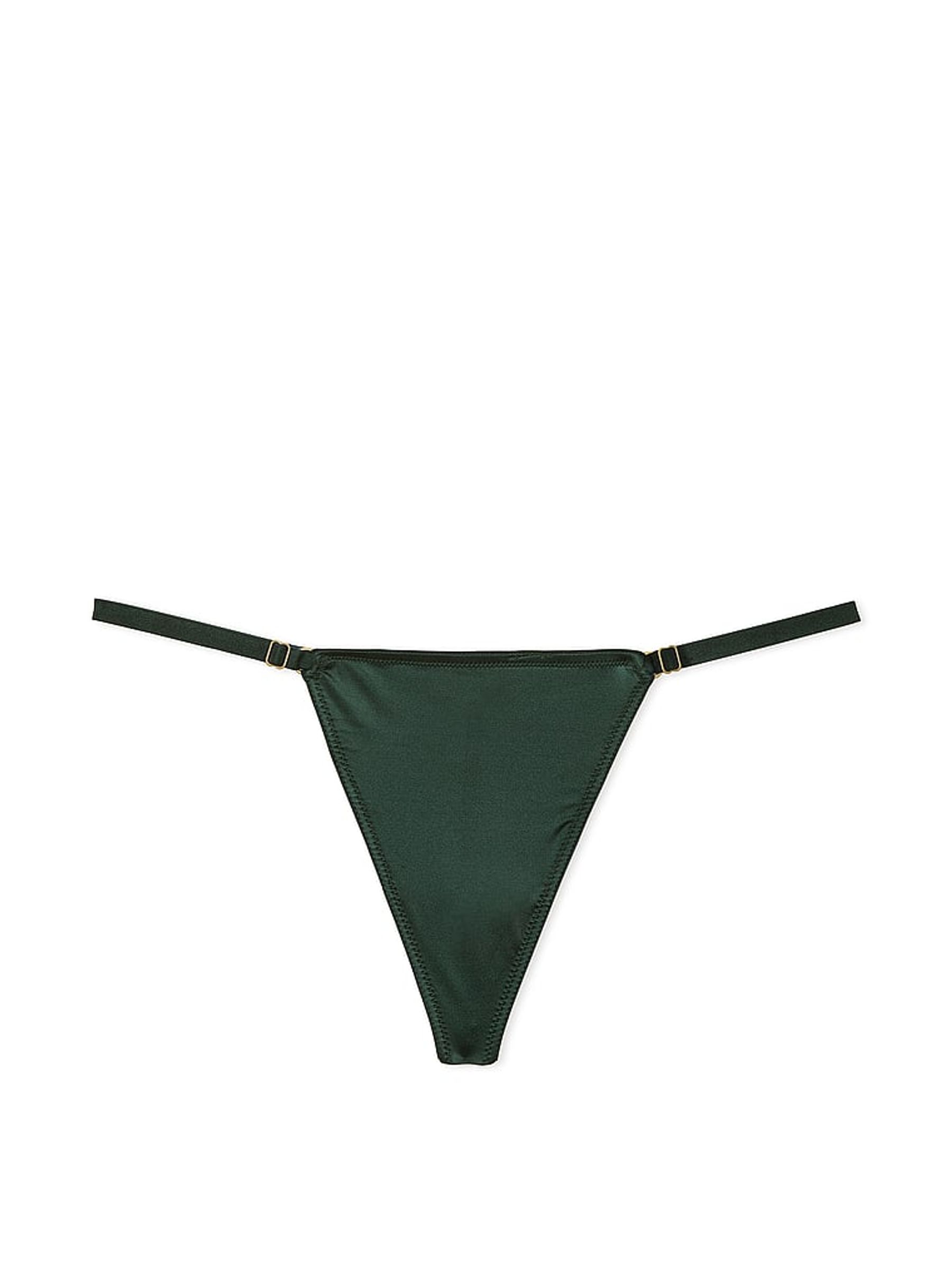 Botanical Green G String Knickers - Image 3 of 3