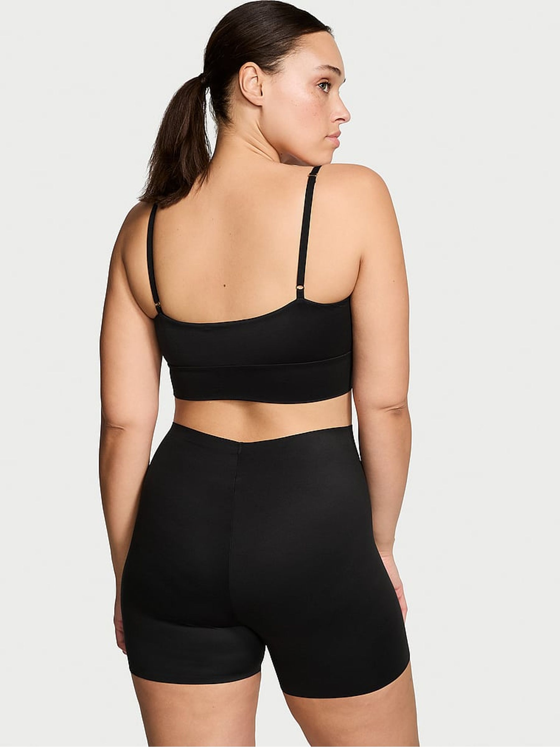Black BODYWEAR By Victoria with FeatherSoft™ Innovation Bike Shorts - Image 2 of 3