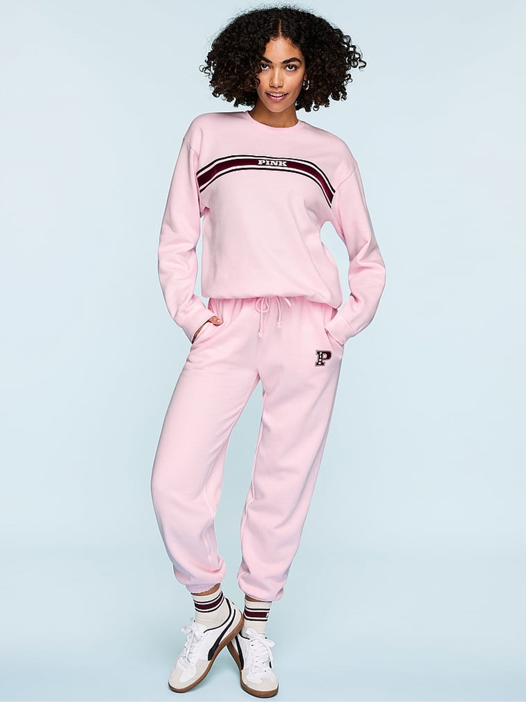 Pink Tulip Fleece Sweatshirt - Image 4 of 4