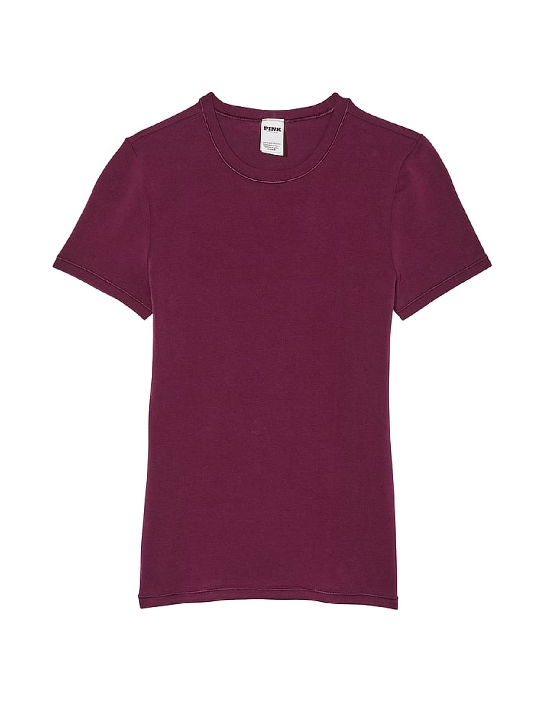 Purple Rose Cotton T-Shirt - Image 3 of 3