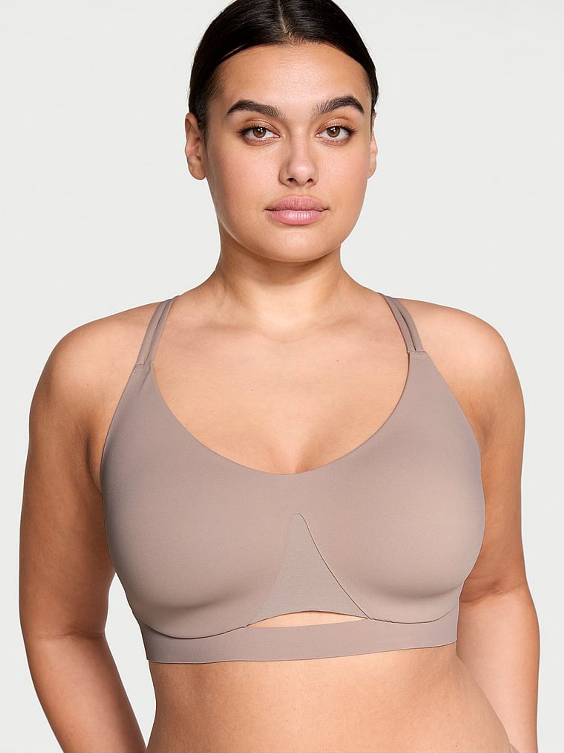 Candelight Rose Nude Elevate™ Strappy Comfort Low Support Sports Bra - Image 1 of 3