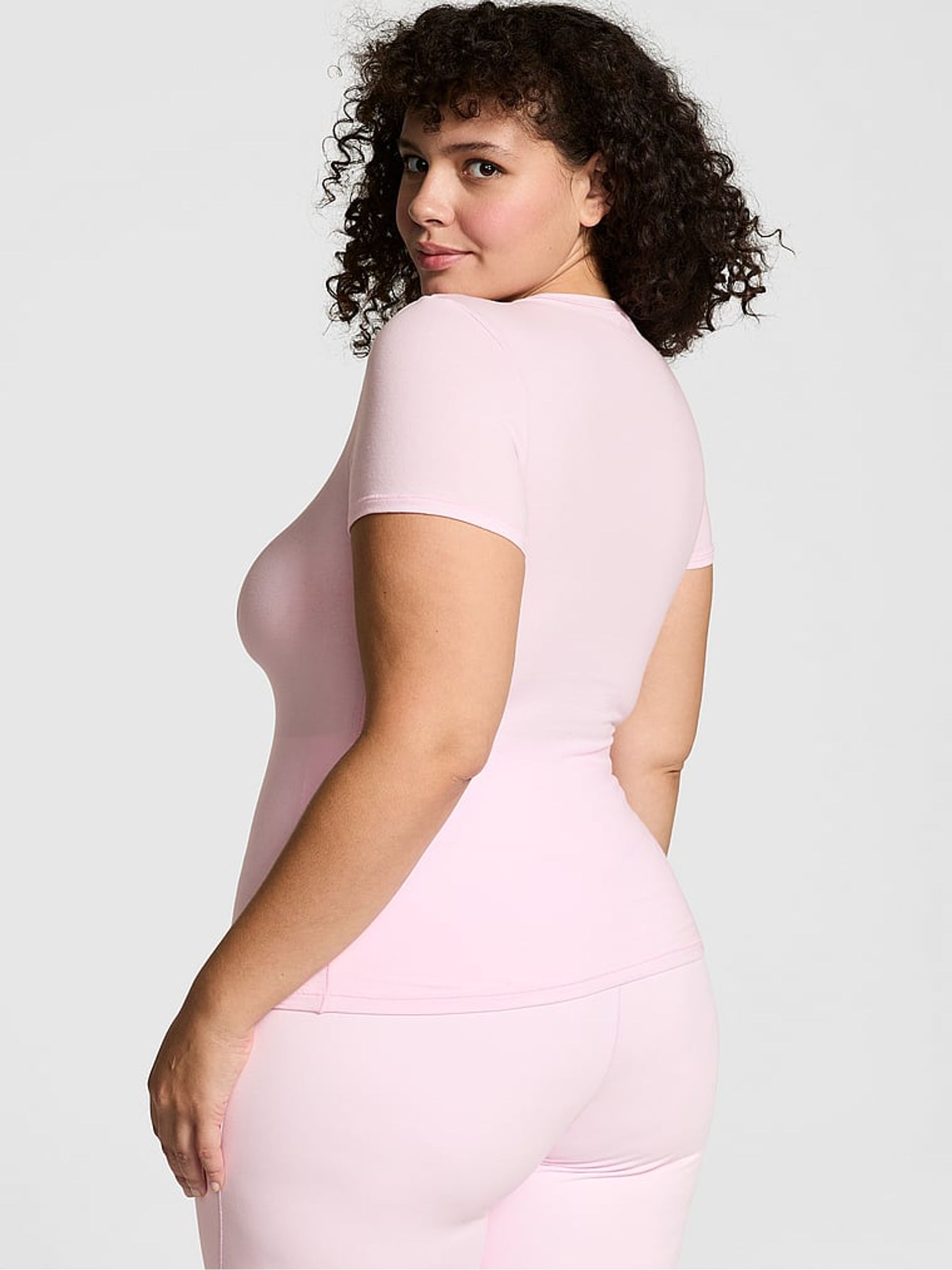 Pink Tulip Cotton T-Shirt - Image 2 of 3