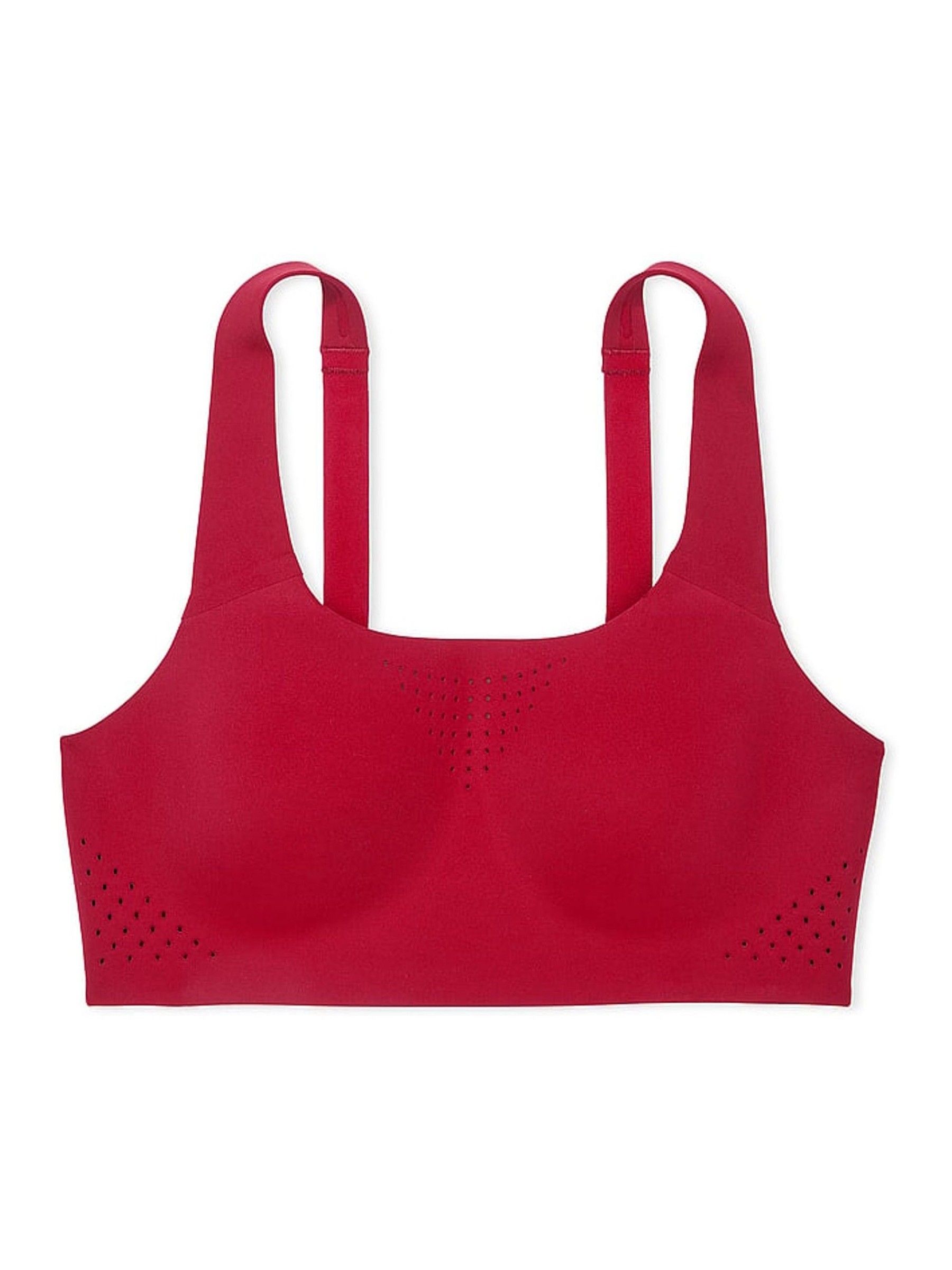 Red Lacquer Back Close Featherweight Max High Support Sports Bra - Image 3 of 5