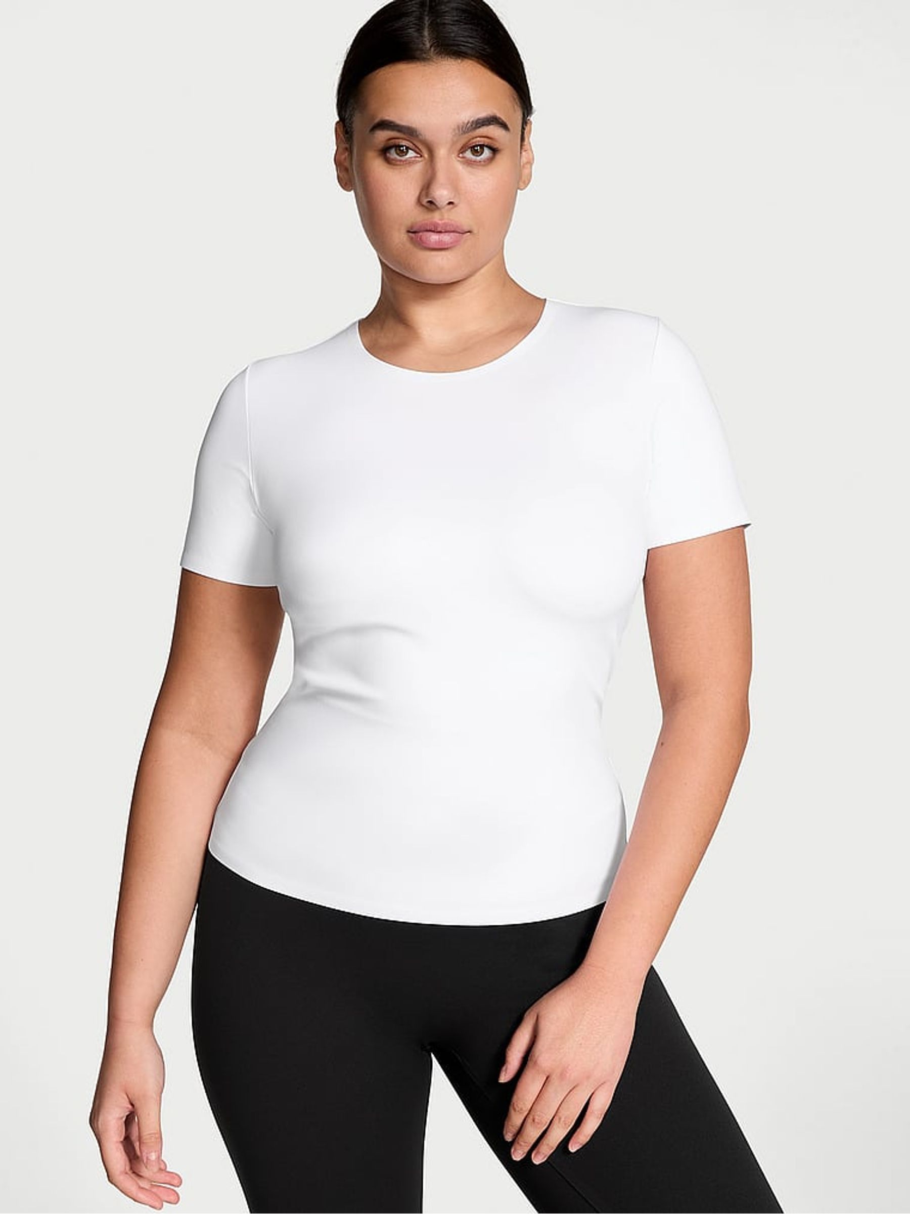 White Elevate™ Stretch T-Shirt - Image 1 of 4