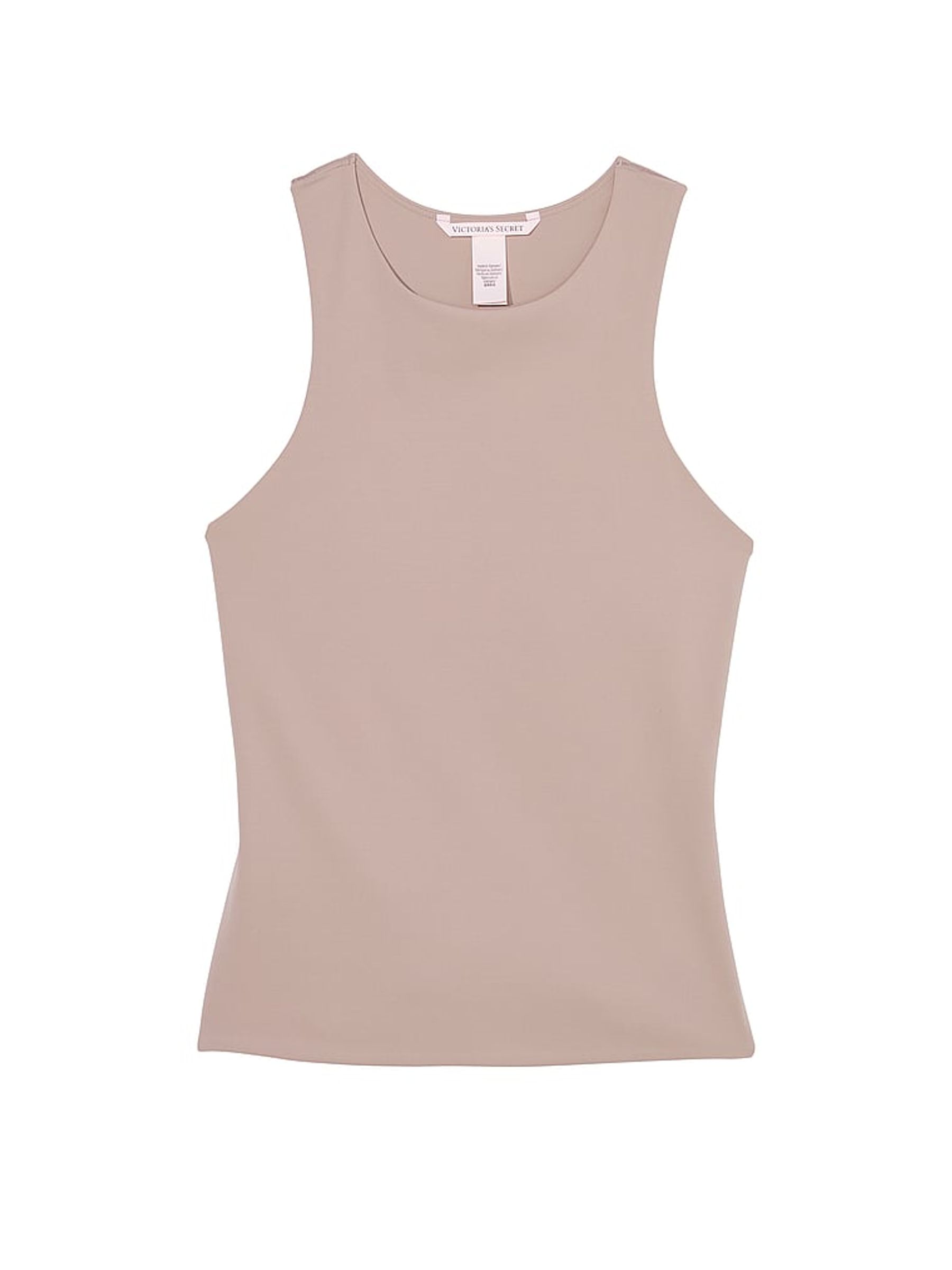Candlelight Rose Nude Elevate™ High Neck Tank Top - Image 3 of 3