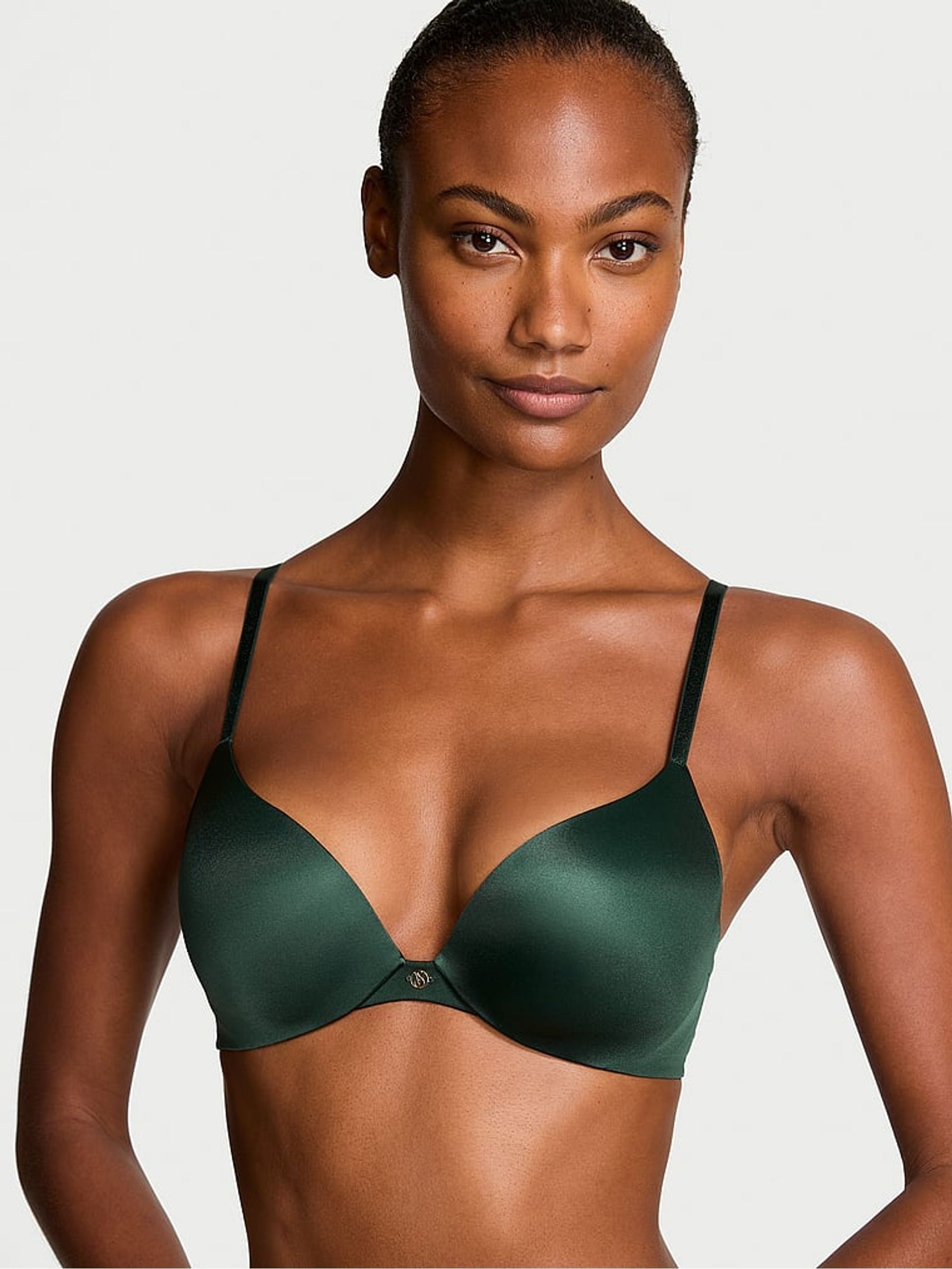 Botanical Green Obsessed Push Up Bra - Image 1 of 3