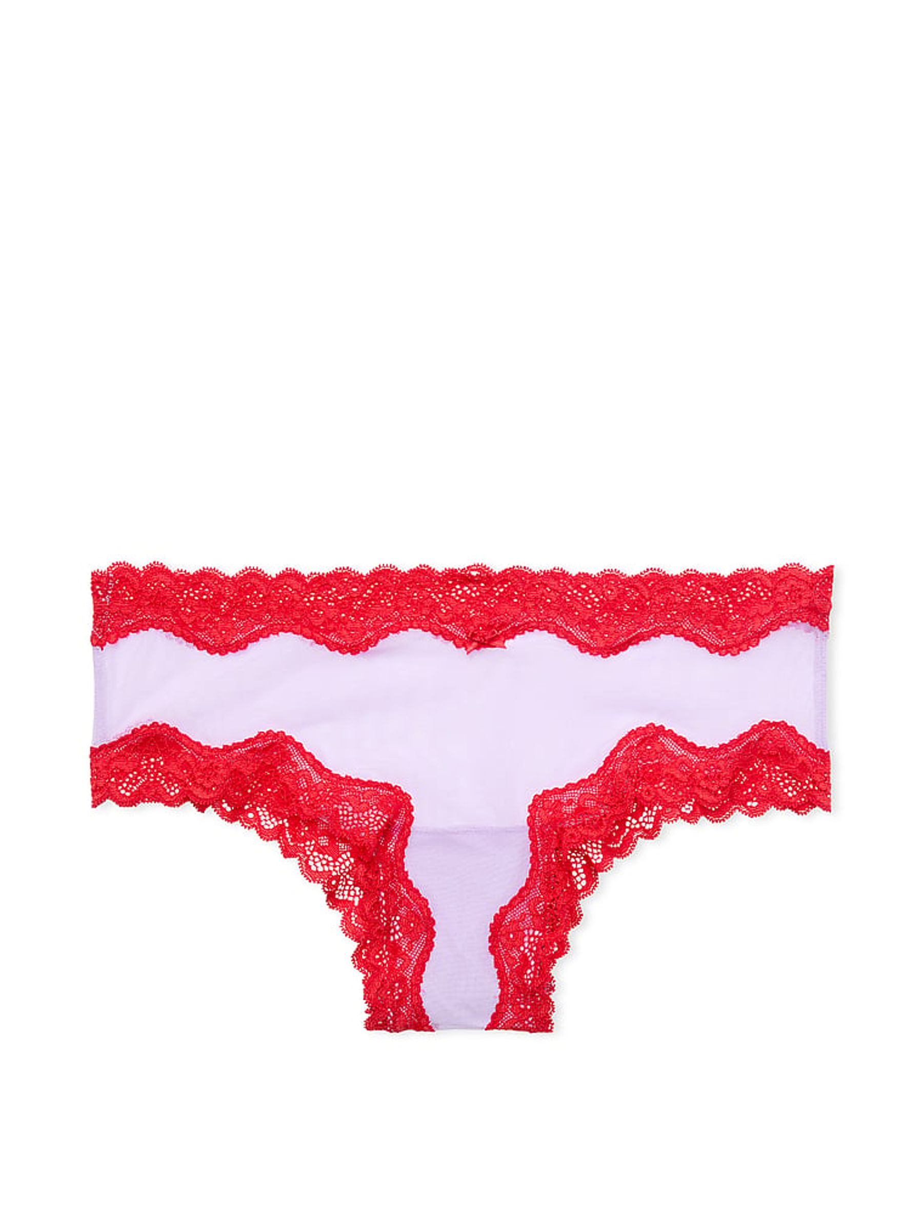 Silky Lilac Purple Cheeky Knickers - Image 3 of 3