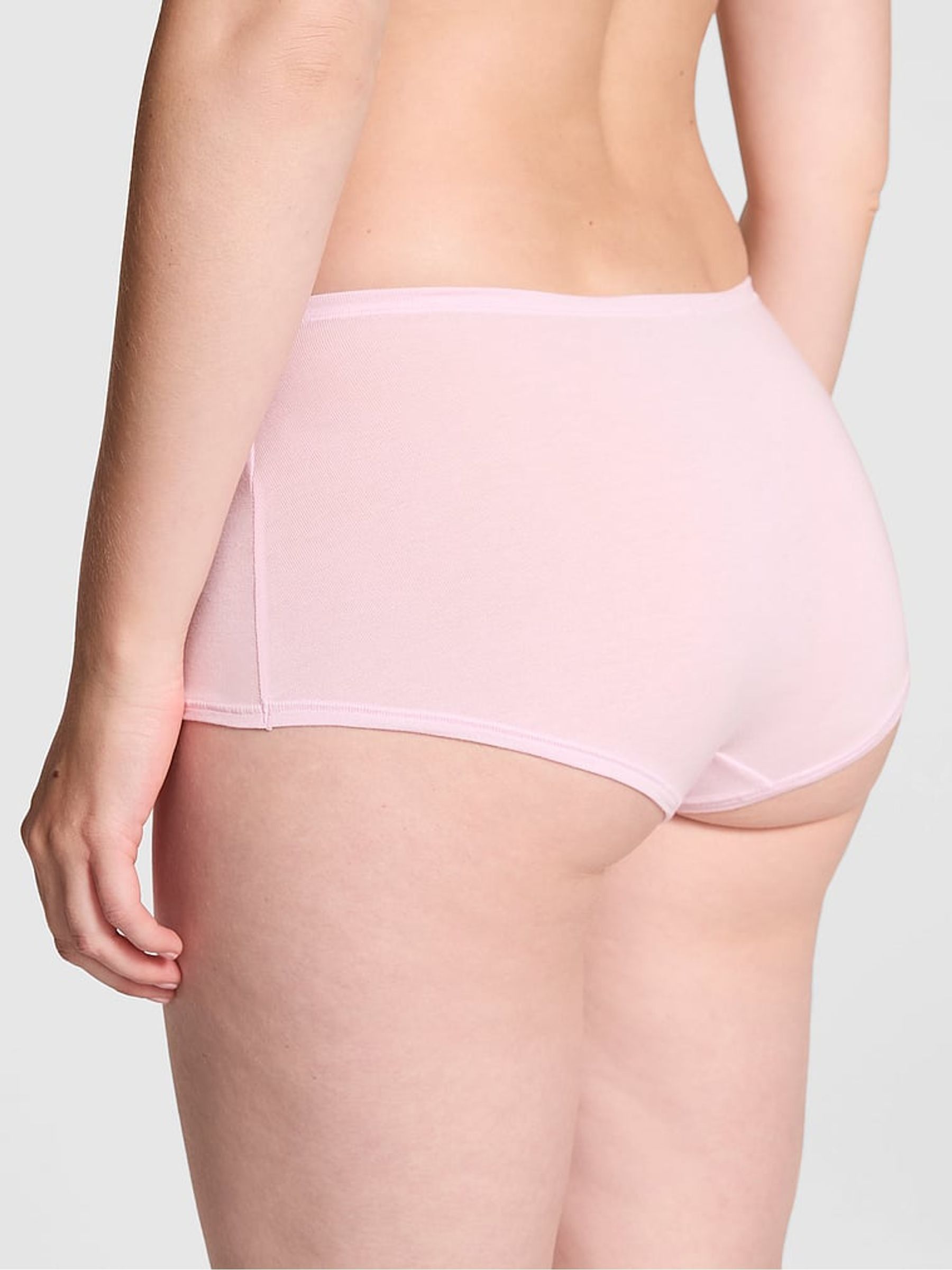 Pink Tulip Cotton Boyshort Knickers - Image 2 of 3