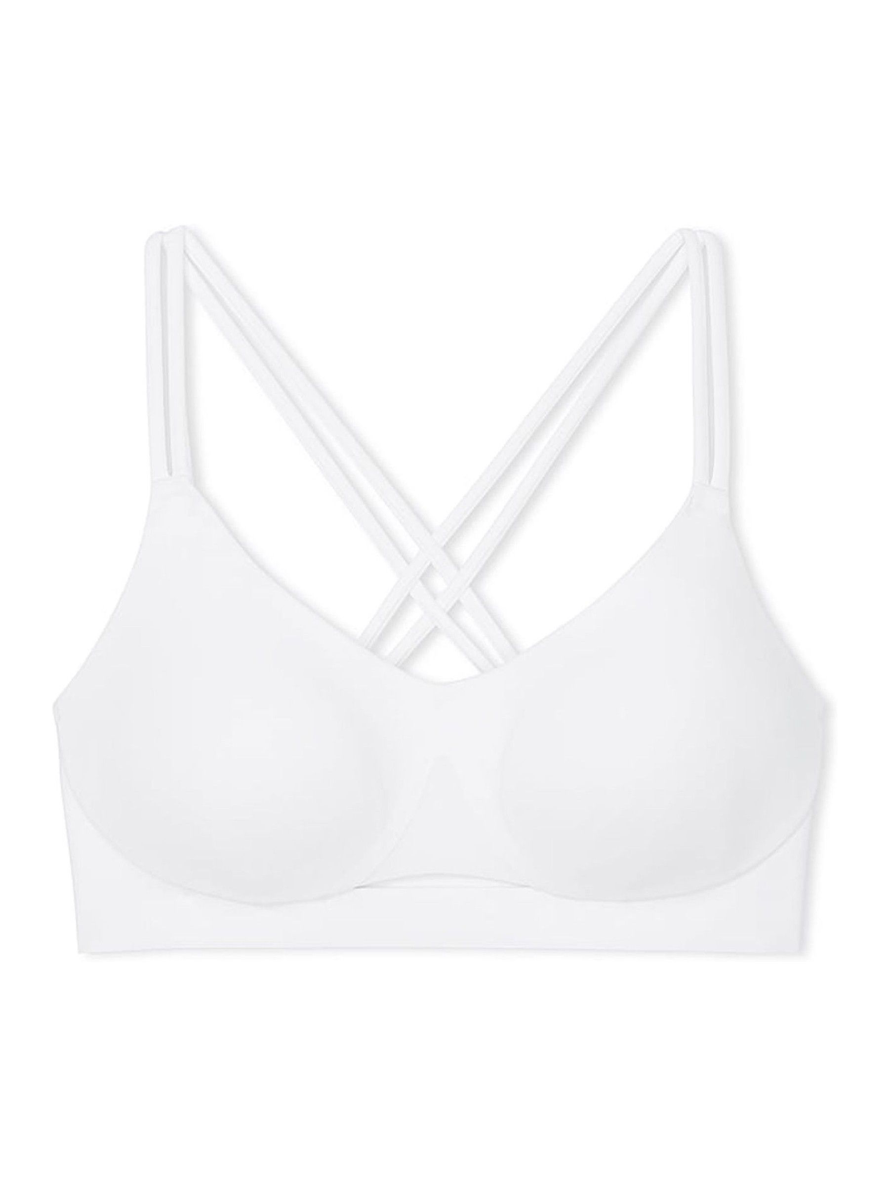 White Elevate™ Strappy Comfort Low Support Sports Bra - Image 3 of 3