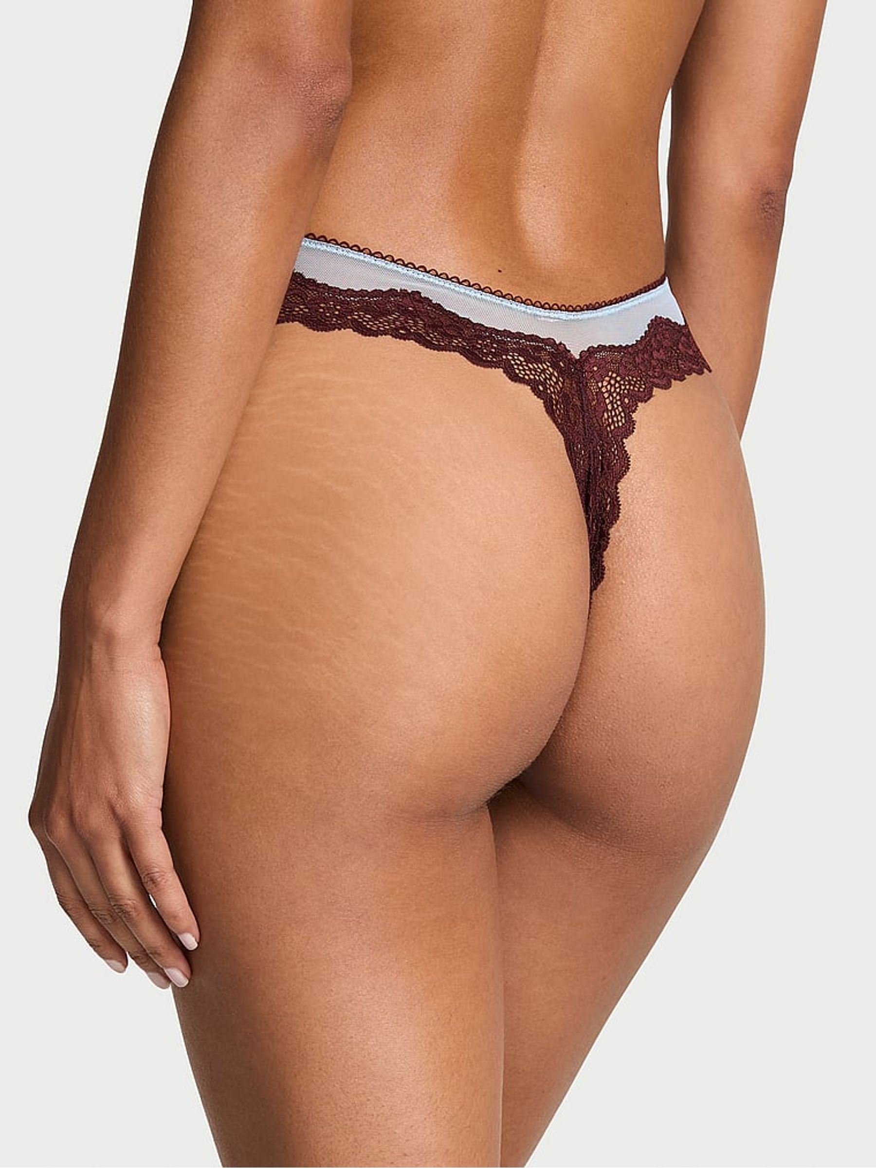 Light Blue Thong Knickers - Image 2 of 3
