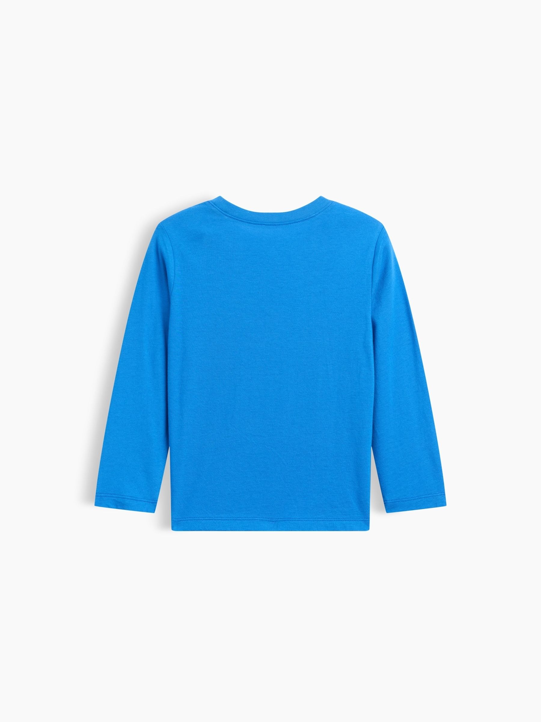 Royal blue Graphic Long Sleeve T-Shirt - Image 2 of 3 Royal blue Graphic Long Sleeve T-Shirt - Image 2 of 3