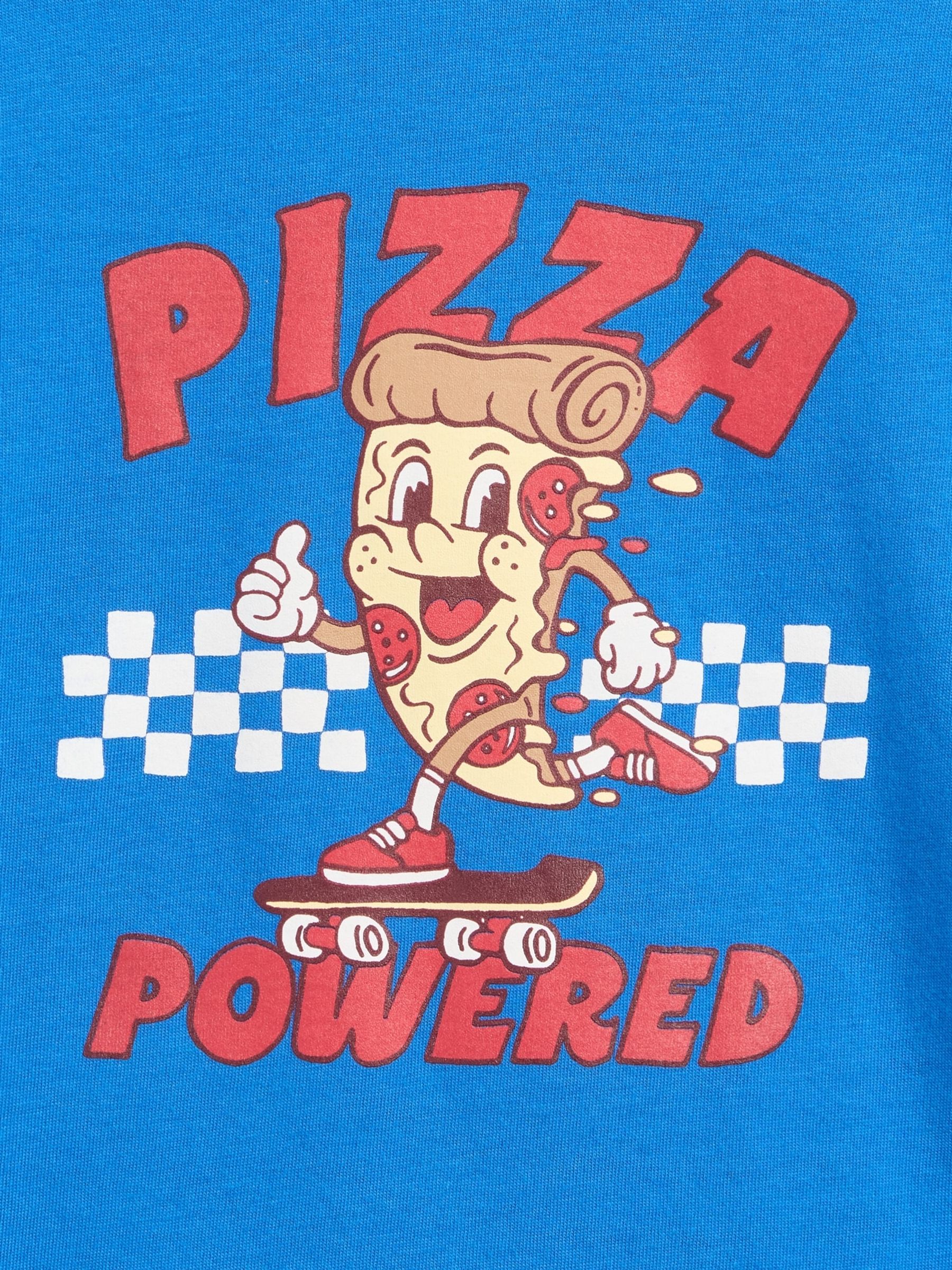 Royal blue Graphic Long Sleeve T-Shirt - Image 3 of 3