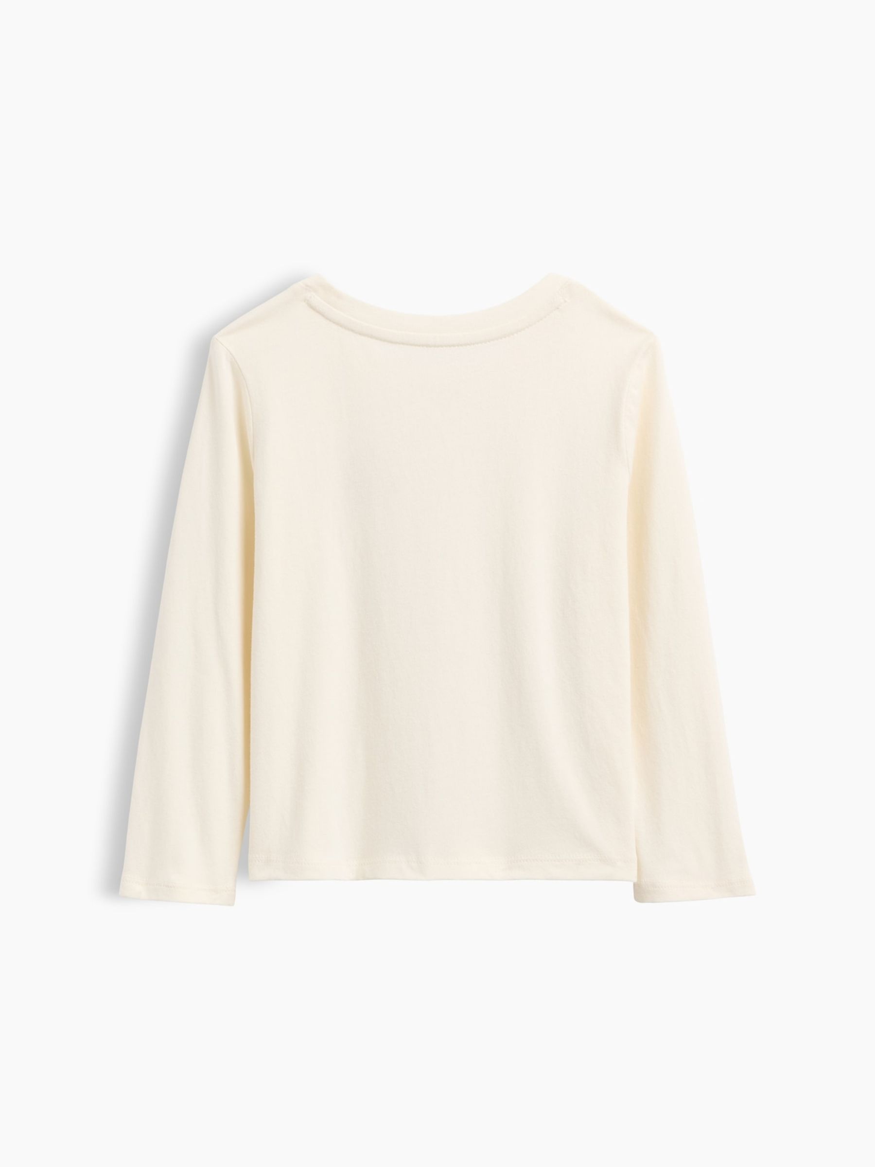 Cream Ladybird Graphic Long Sleeve T-Shirt - Image 2 of 2