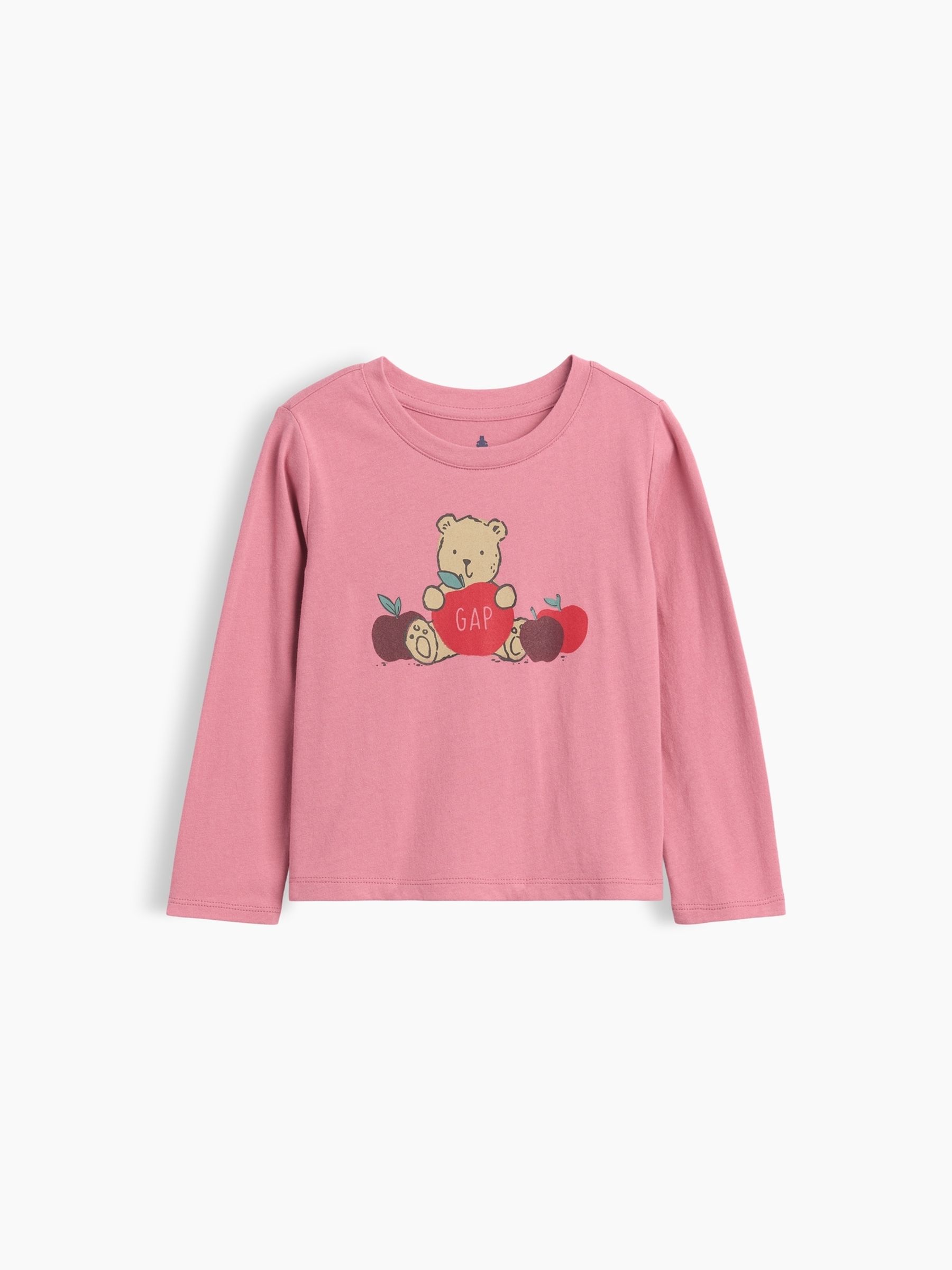 Pink Brannan Bear Graphic Long Sleeve T-Shirt - Image 1 of 2 Pink Brannan Bear Graphic Long Sleeve T-Shirt - Image 1 of 2