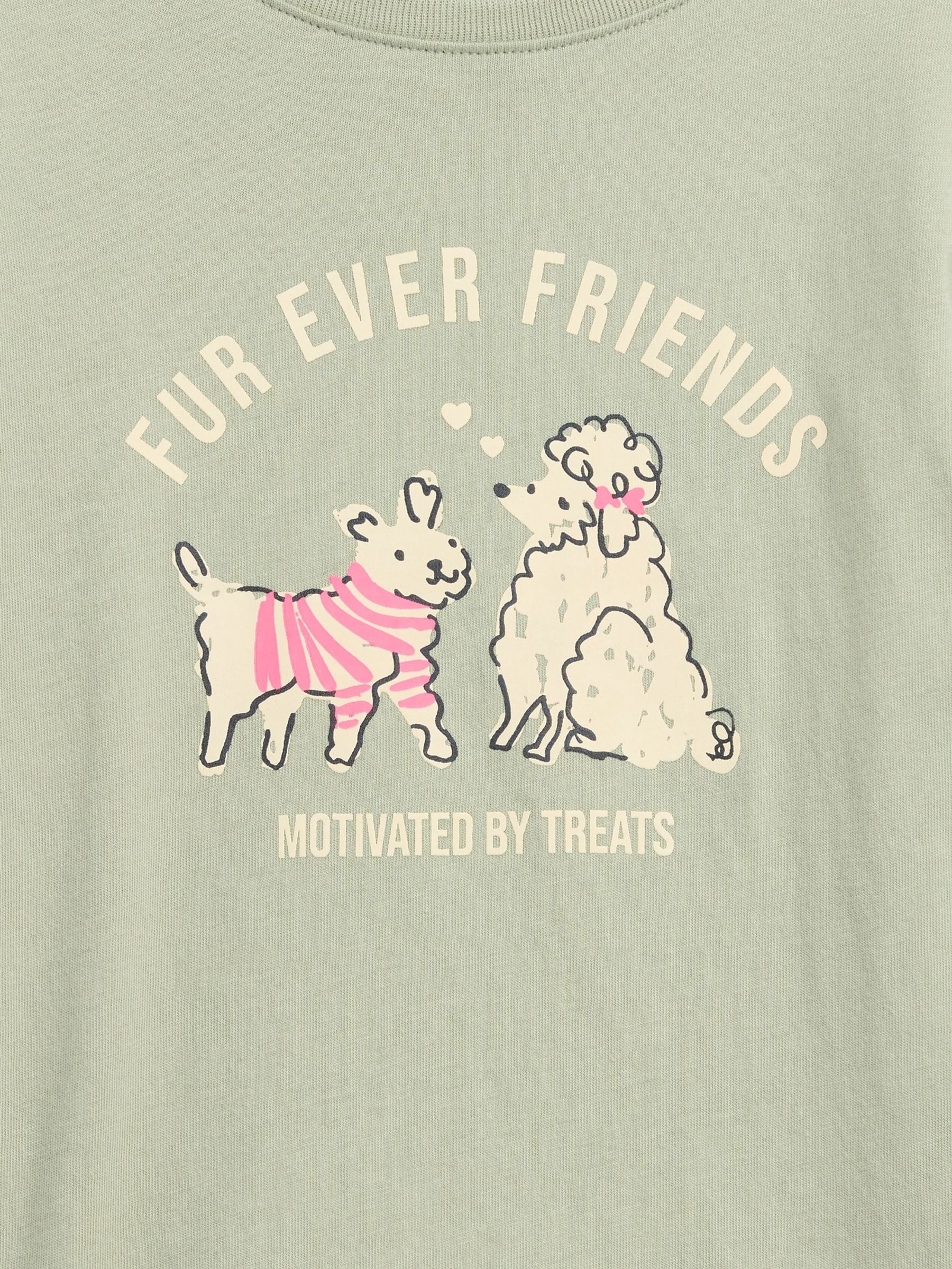 Green Dogs Graphic Long Sleeve T-Shirt - Image 3 of 3
