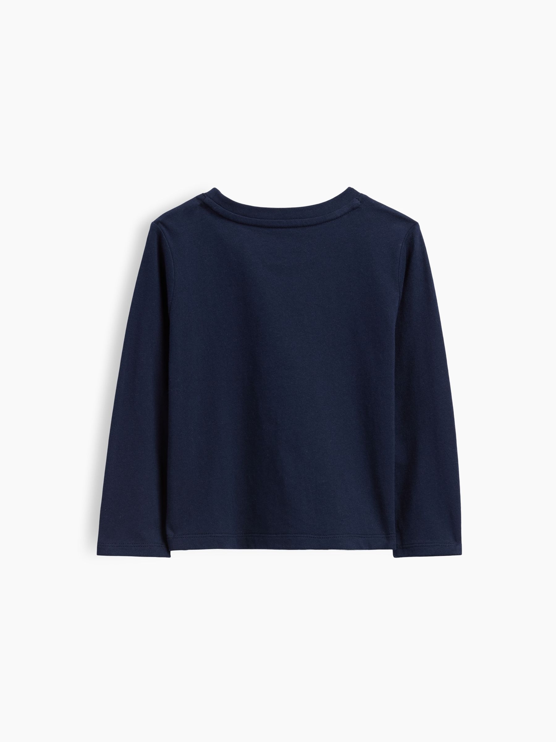 Navy Universe Graphic Long Sleeve T-Shirt - Image 2 of 2 Navy Universe Graphic Long Sleeve T-Shirt - Image 2 of 2