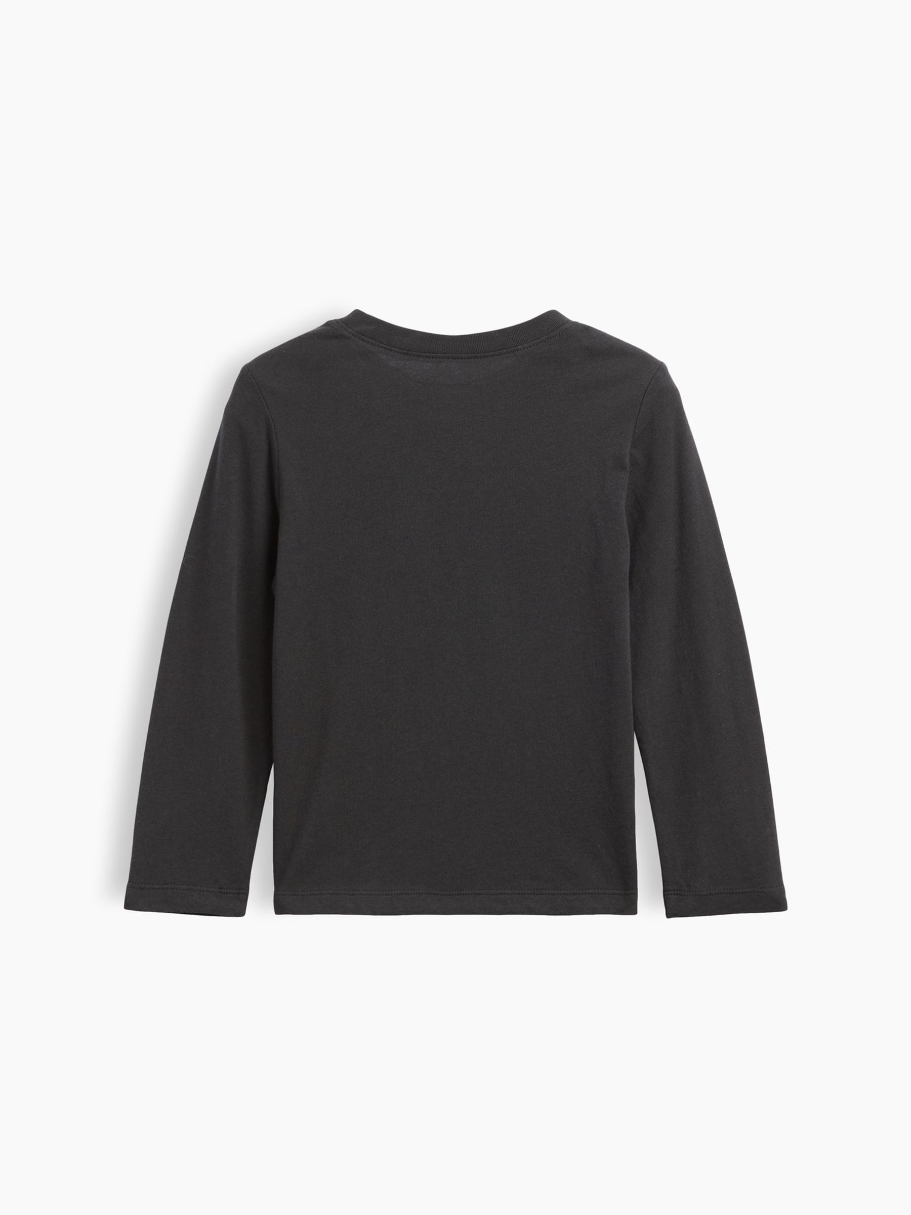 Black Sporty Graphic Long Sleeve T-Shirt - Image 2 of 3
