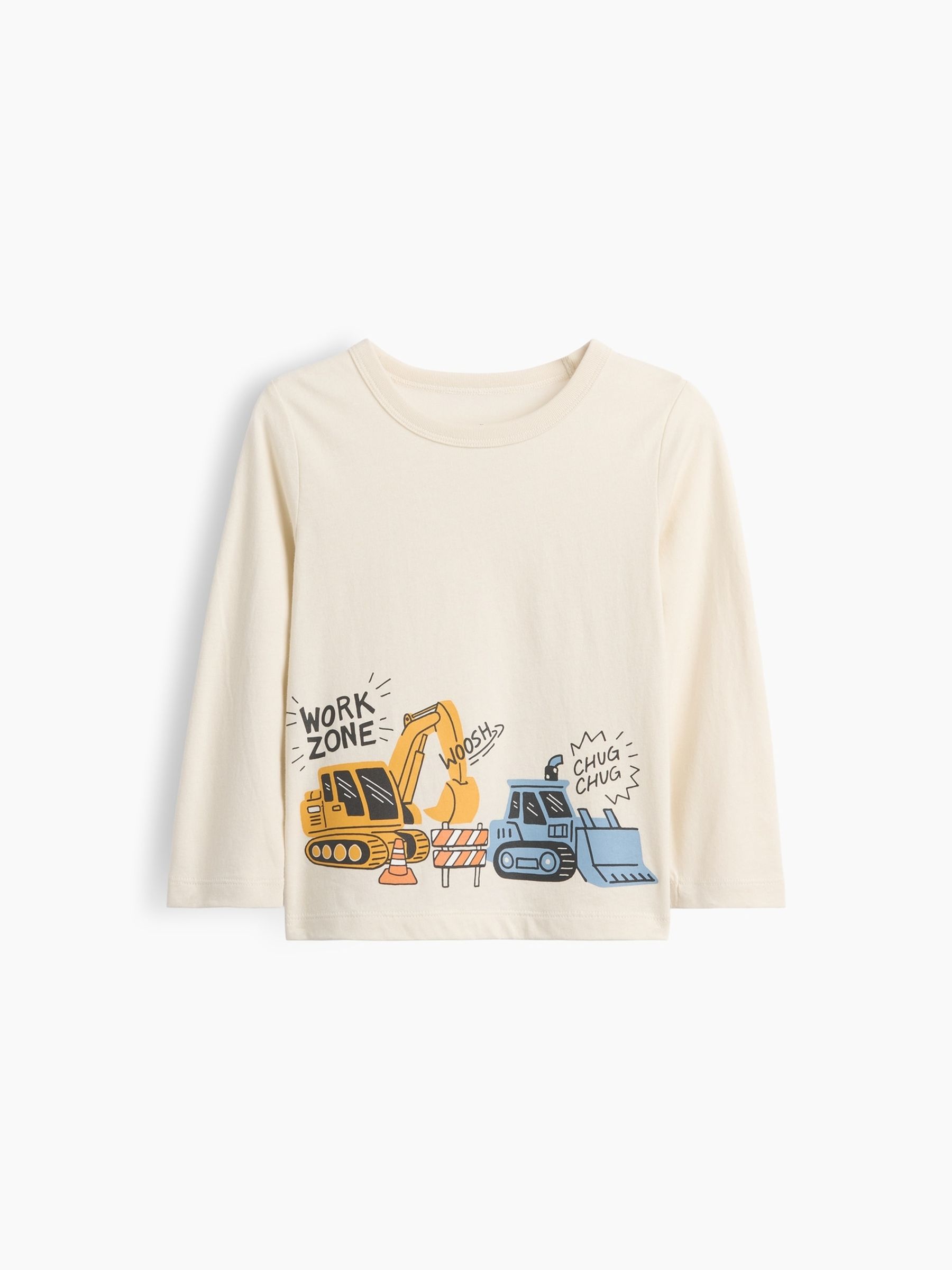 Cream Truck Logo Graphic Long Sleeve T-Shirt - Image 1 of 2