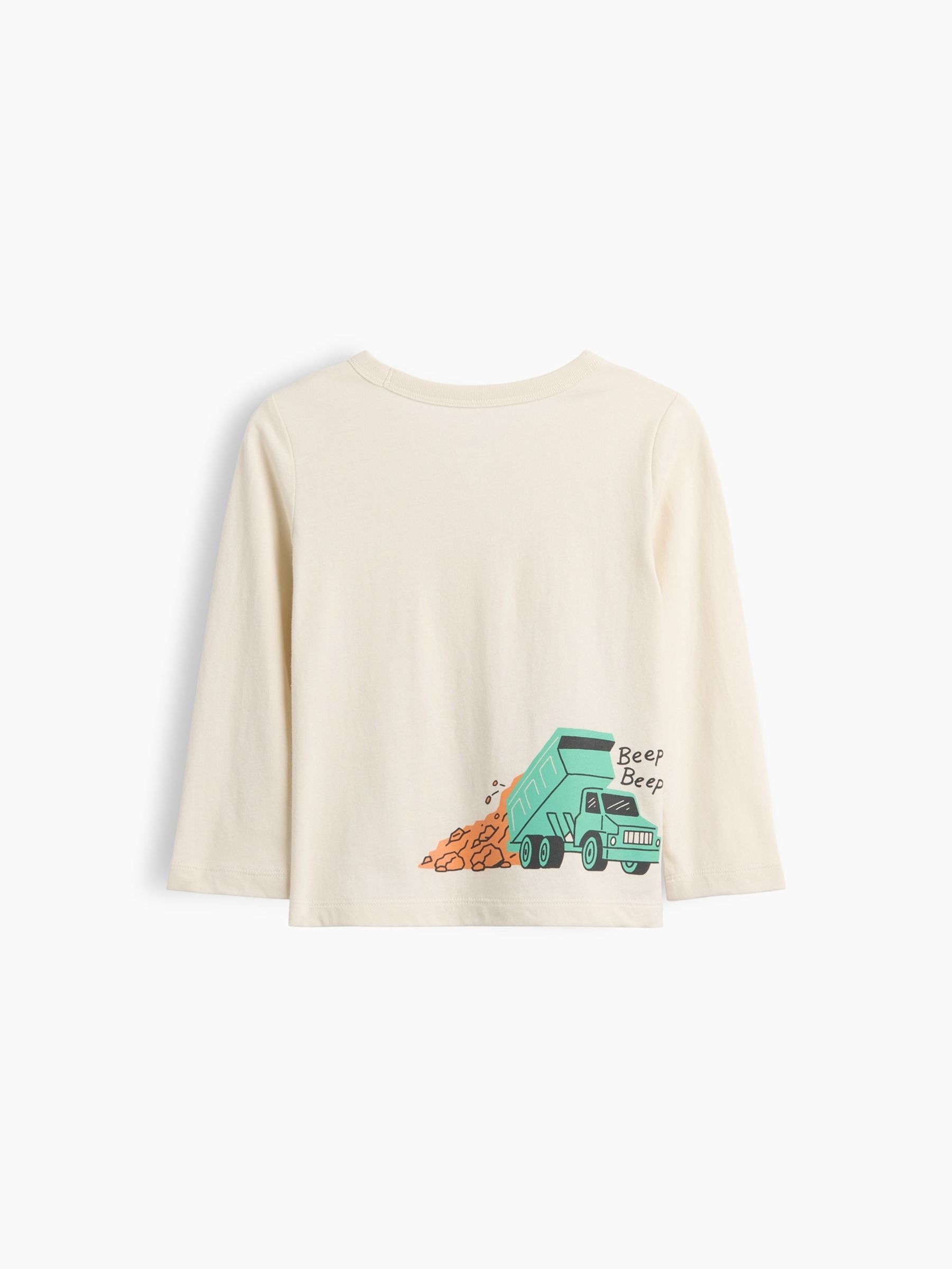 Cream Truck Logo Graphic Long Sleeve T-Shirt - Image 2 of 2