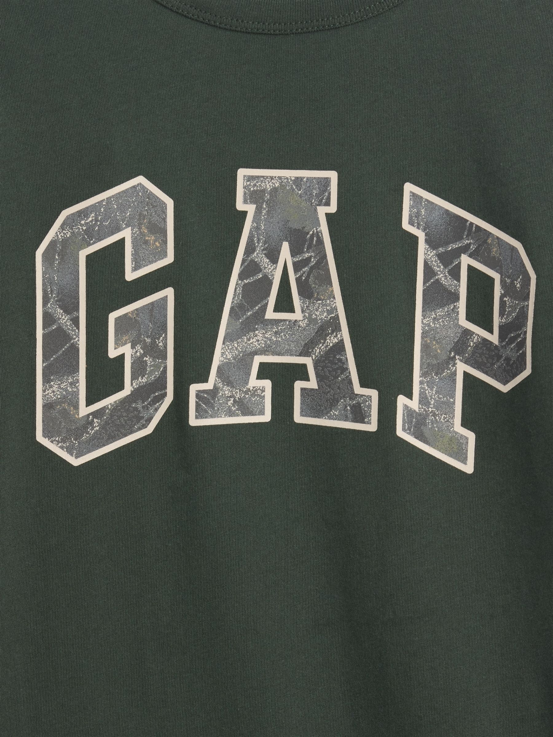 Green Camo Logo Long Sleeve T-Shirt - Image 3 of 3